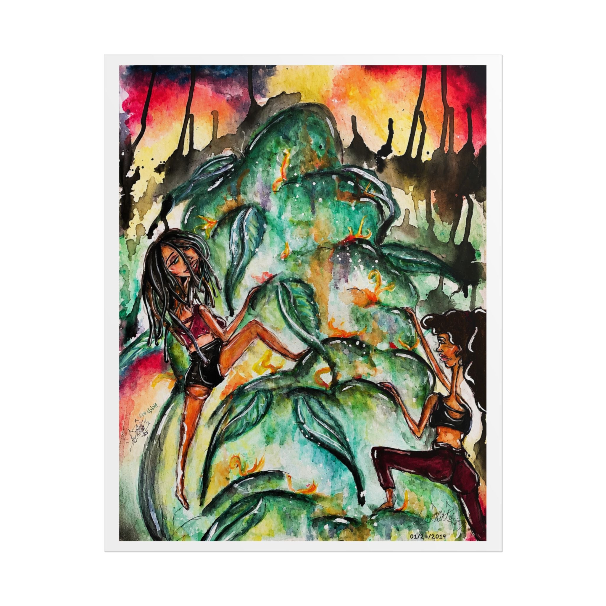 Higher Ground | Original LexKittenArts Art Print