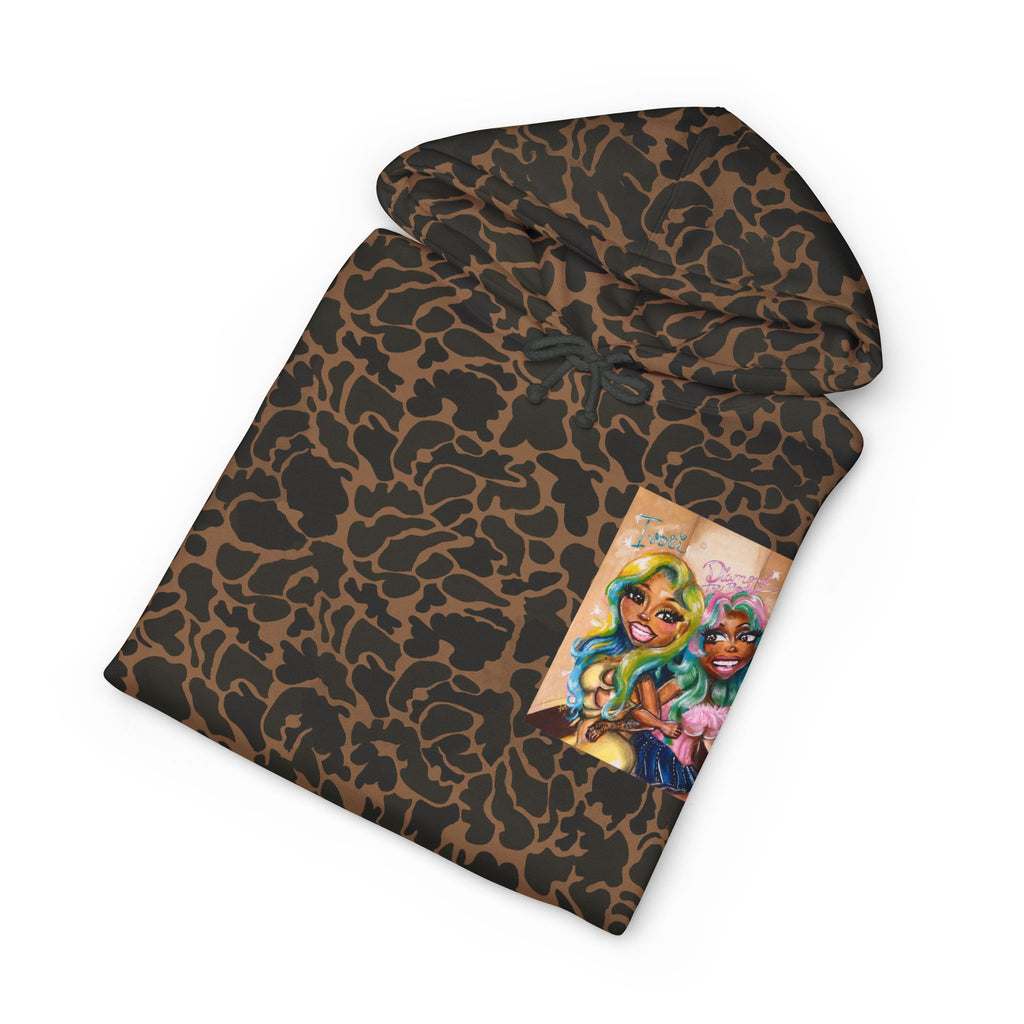 Baddie Duo Art Hoodie | IvoriBabu & Diamond The Body