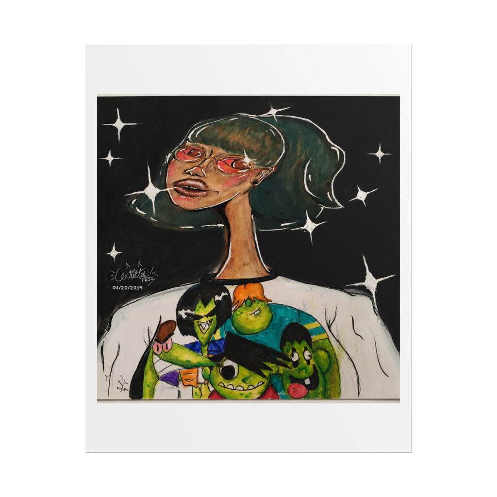 Blazed & Raised | Original LexKittenArts Art Print