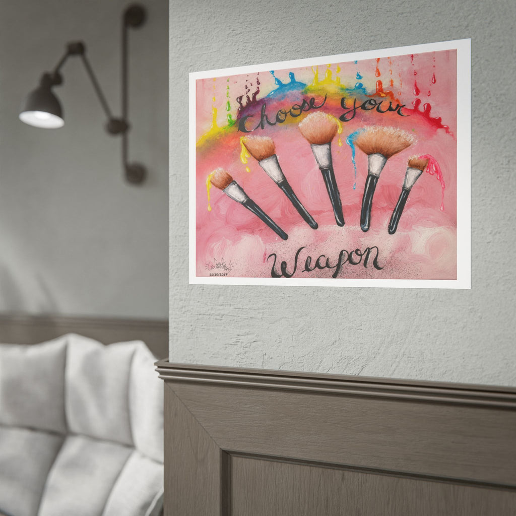 Choose Your Weapon | Original LexKittenArts Art Print