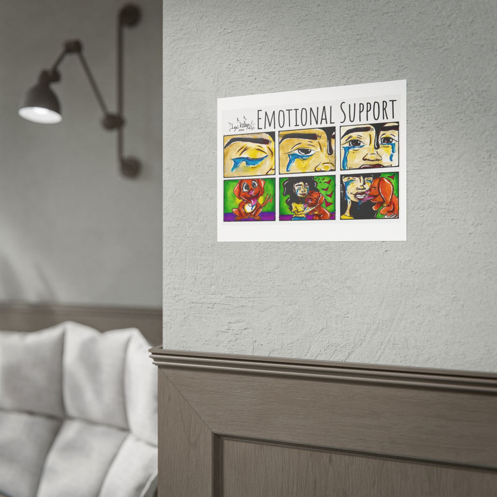 Emotional Support | Original LexKittenArts Art Print