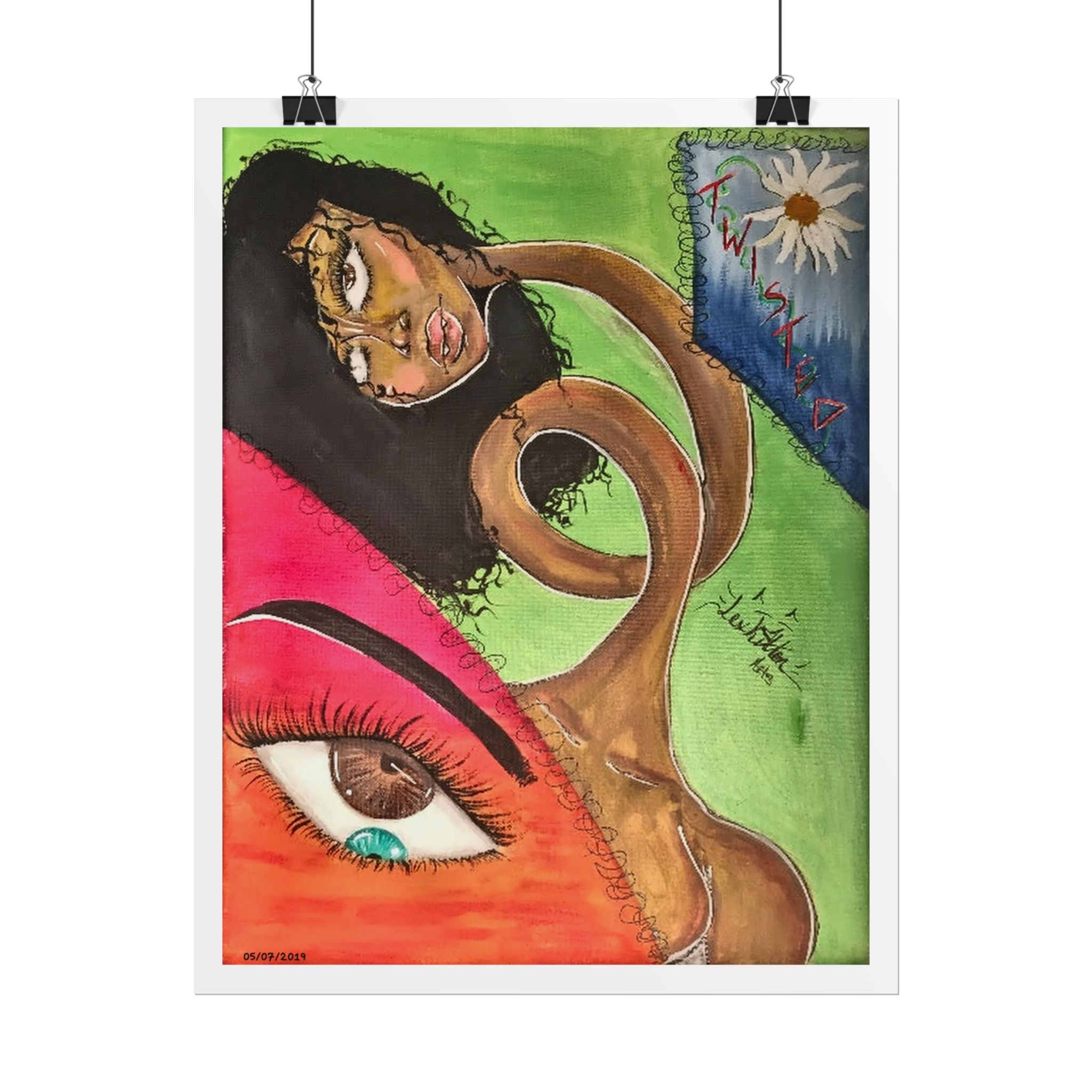 Twisted | Original LexKittenArts Art Print