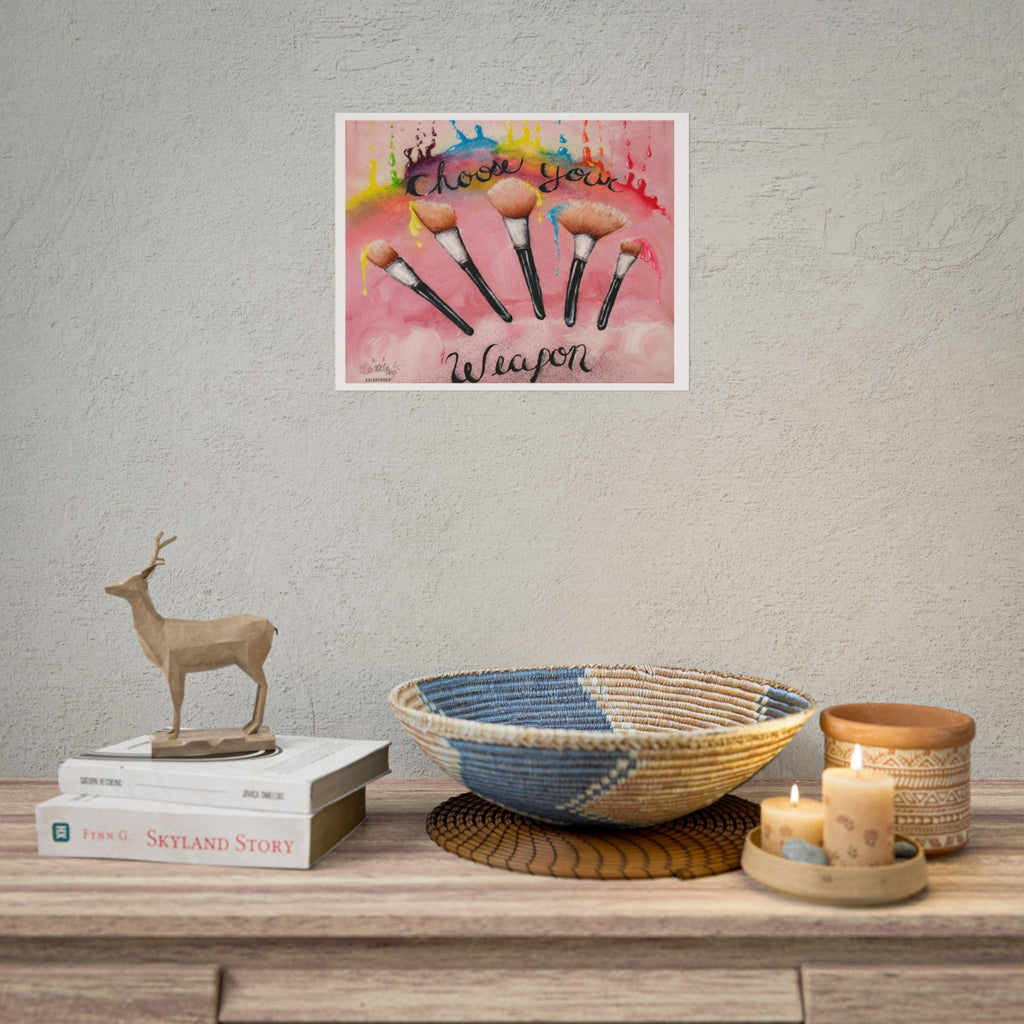 Choose Your Weapon | Original LexKittenArts Art Print
