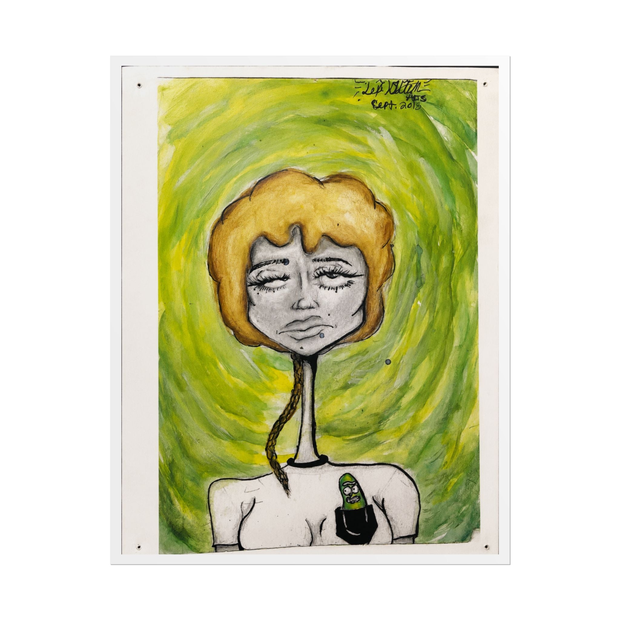 Pickle Portal | Original LexKittenArts Art Print