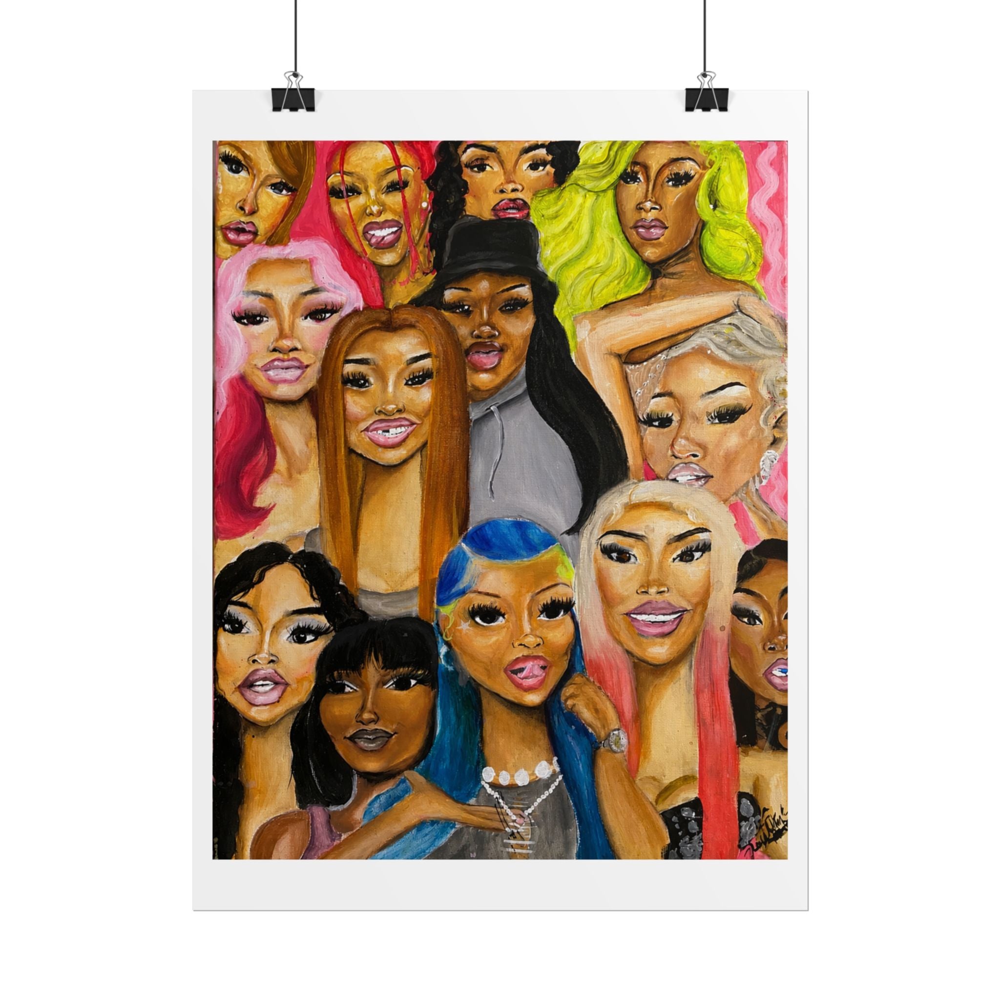 All Pressure- Baddies Art