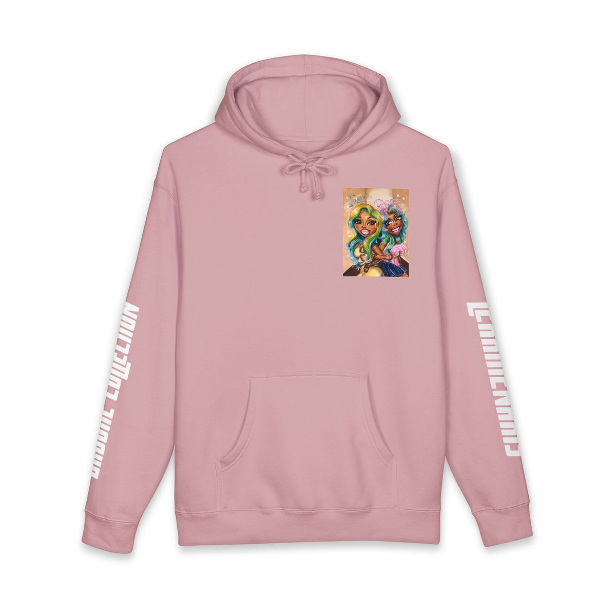 Baddie Duo Art Hoodie | IvoriBabu & Diamond The Body