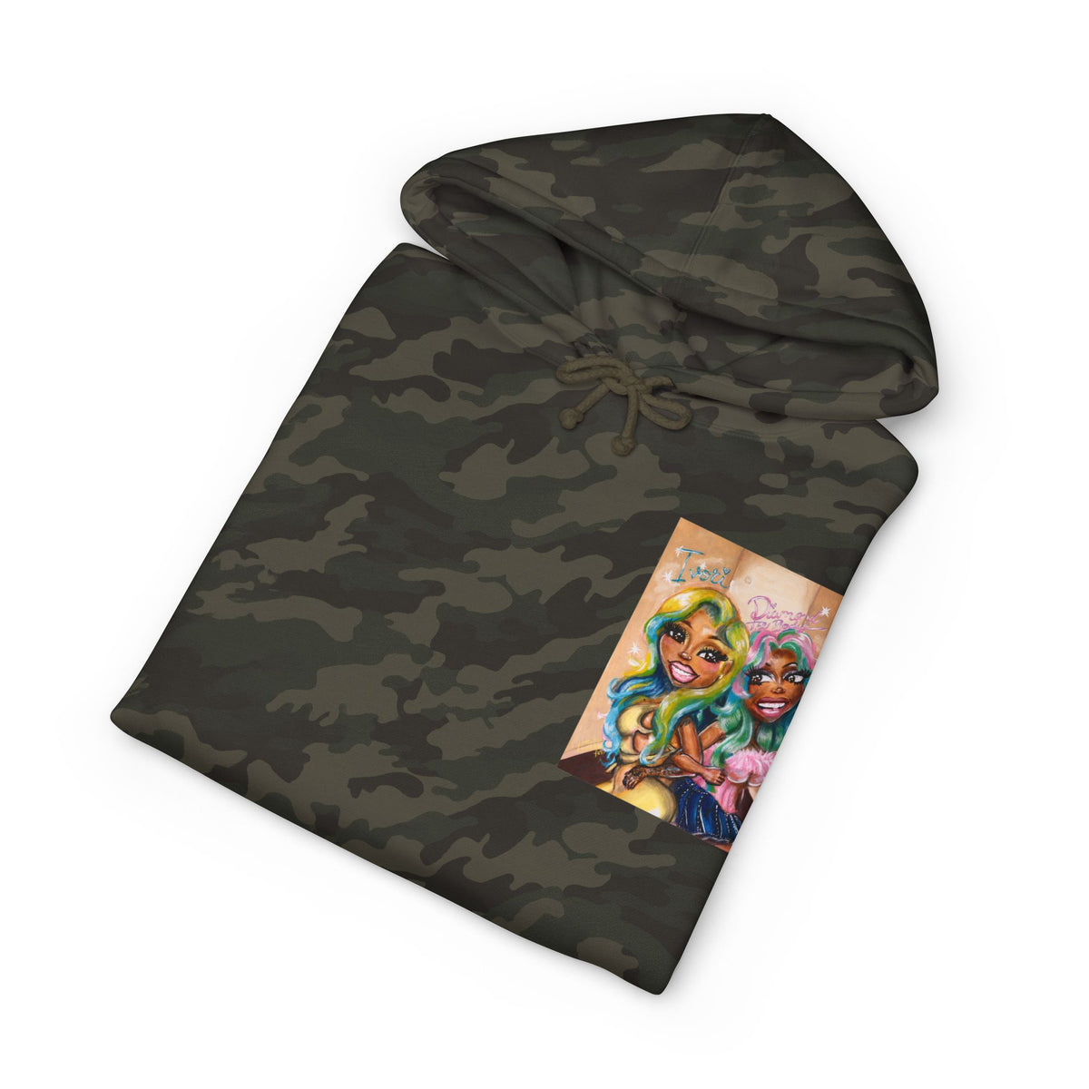 Baddie Duo Art Hoodie | IvoriBabu & Diamond The Body