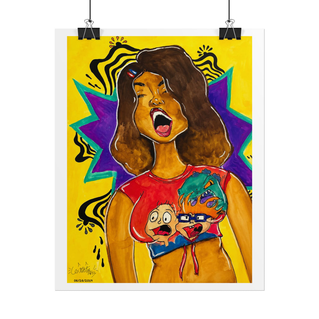 Loud & Proud | Original LexKittenArts Art Print - Part 2 of the Girlhood Chronicles Collection