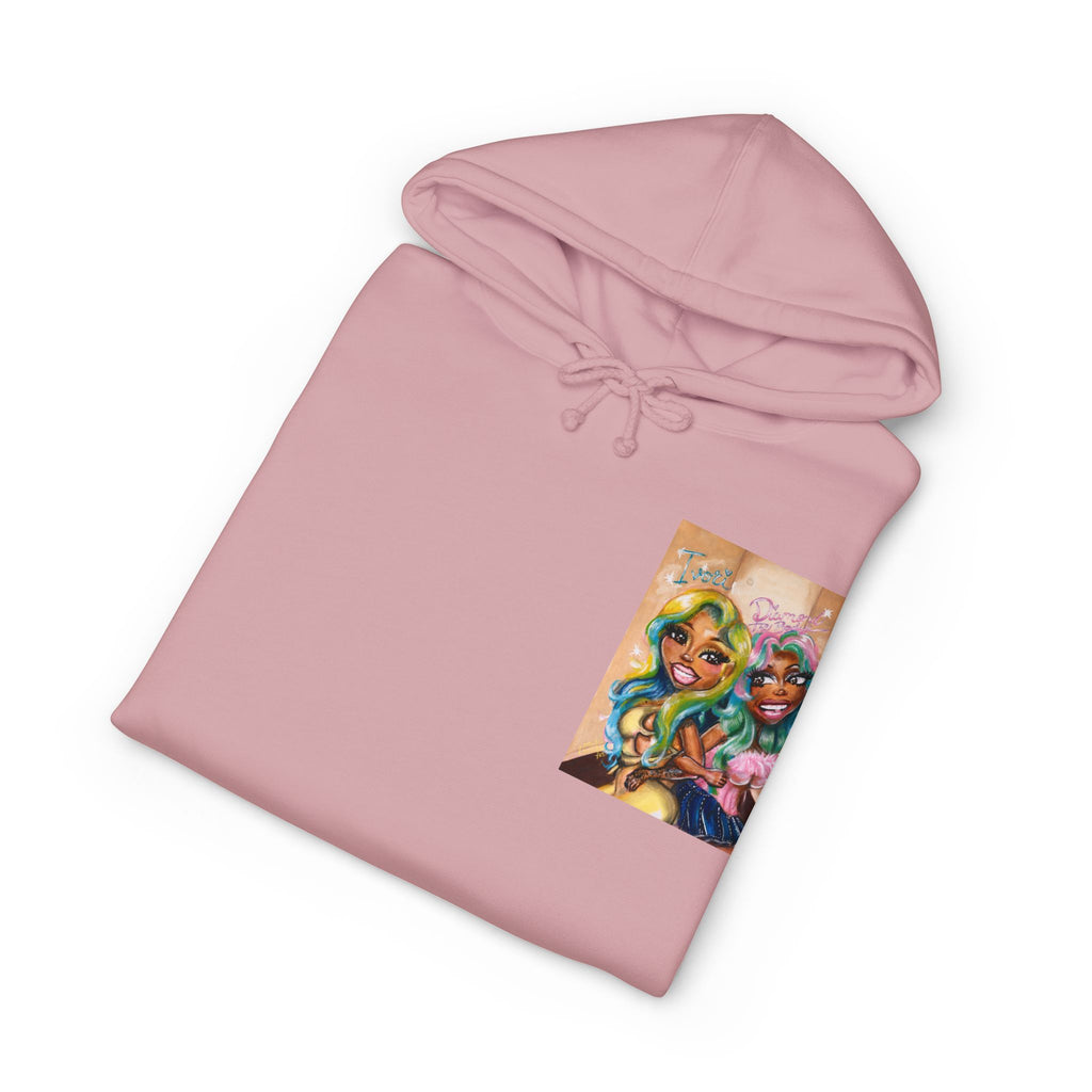 Baddie Duo Art Hoodie | IvoriBabu & Diamond The Body