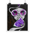 Amethyst Frequency | Original LexKittenArts Art Print
