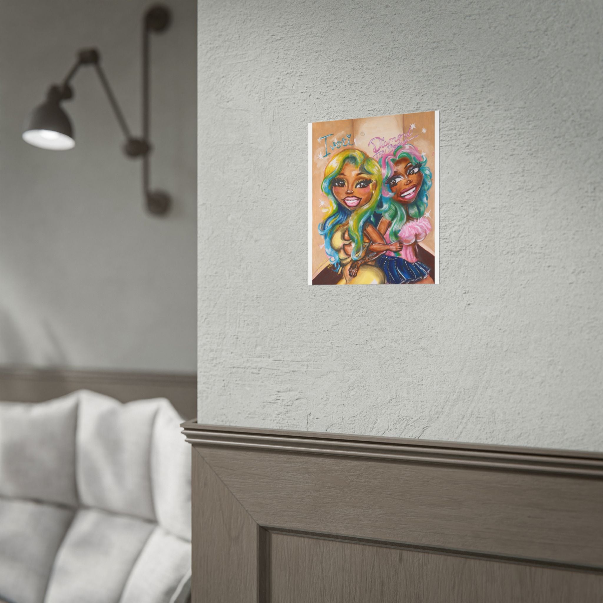 Baddie Duo "IvoriBabu & Diamond The Body" Art Print