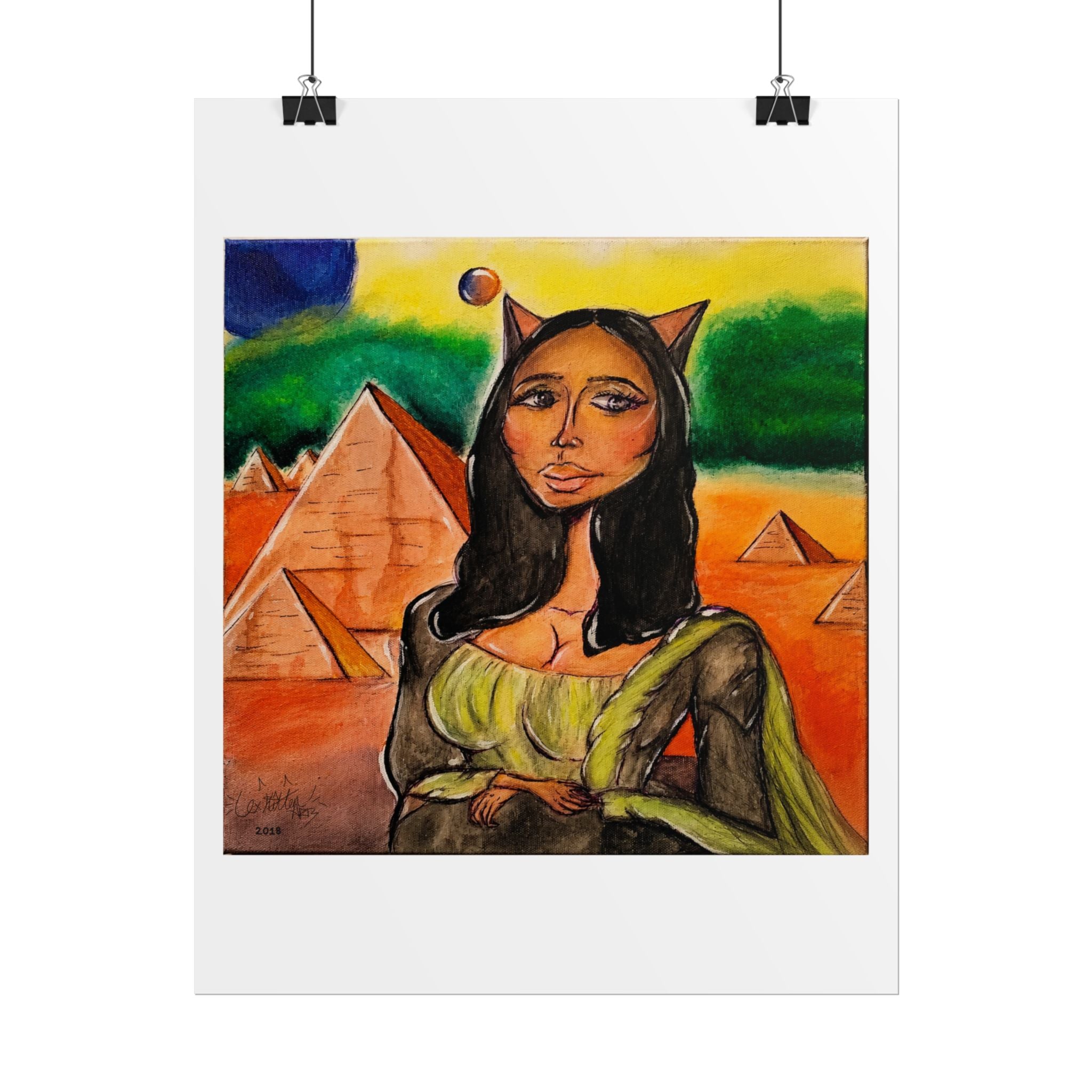 Cleocatra | Original LexKittenArts Art Print
