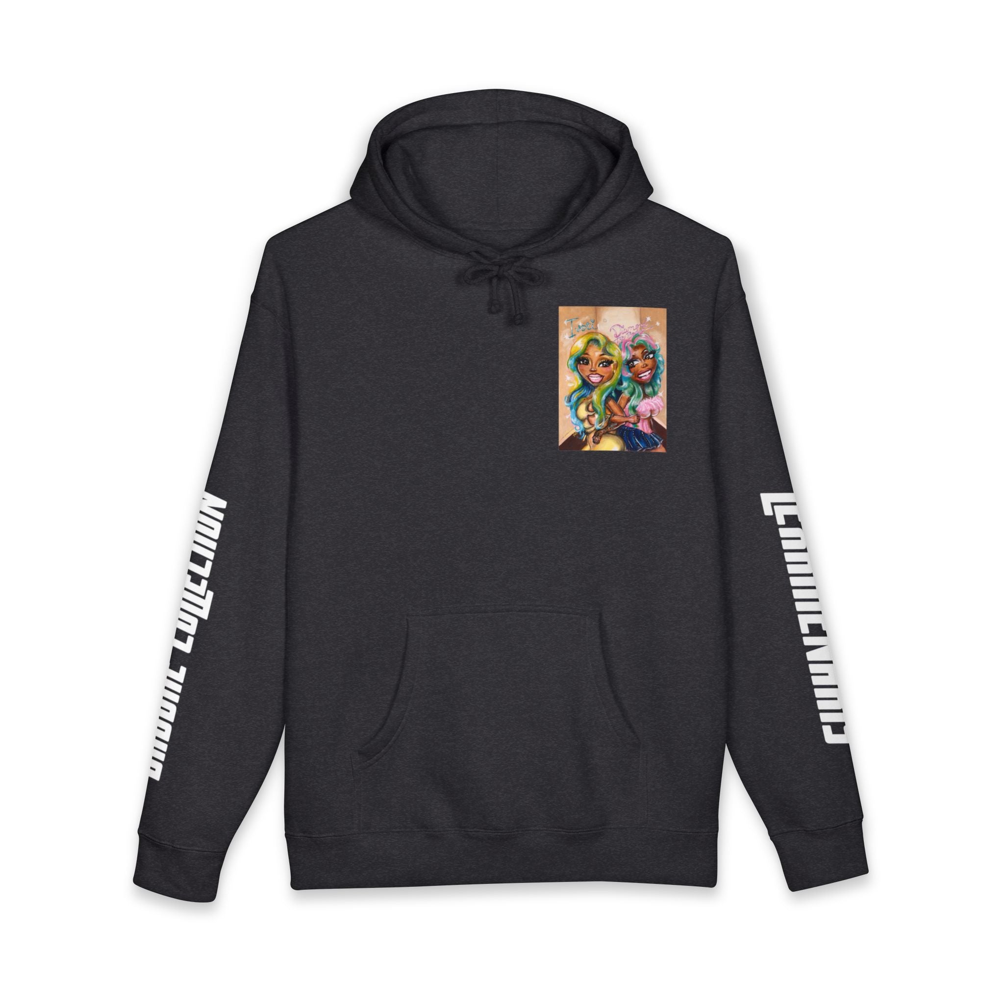 Baddie Duo Art Hoodie | IvoriBabu & Diamond The Body