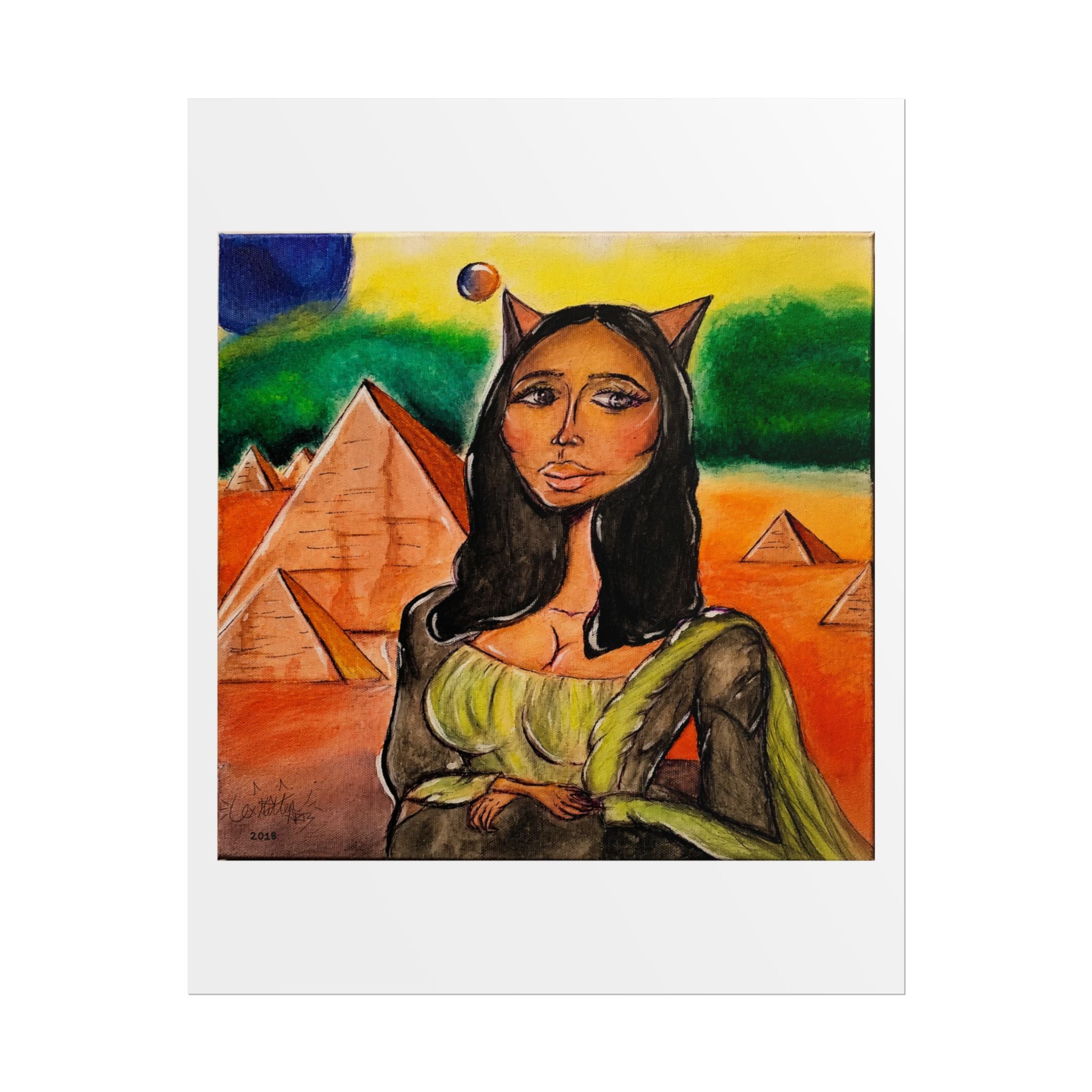 Cleocatra | Original LexKittenArts Art Print