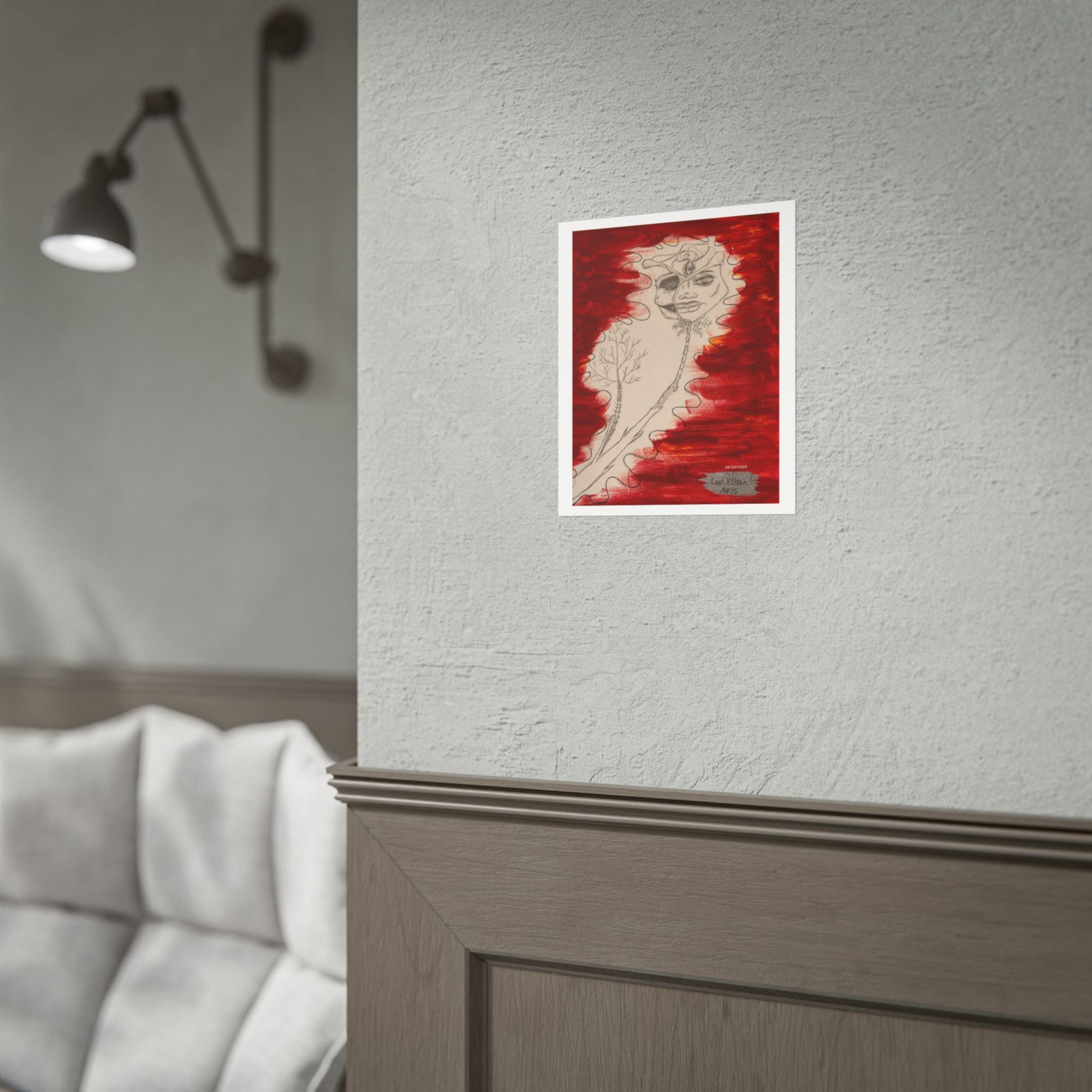 The Rose of Rebirth | Original LexKittenArts Art Print - Part 2 of the Becoming Collection