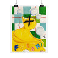 Fresh! Yellow Rubber Duck Pop Art Poster — Rolled Art Print