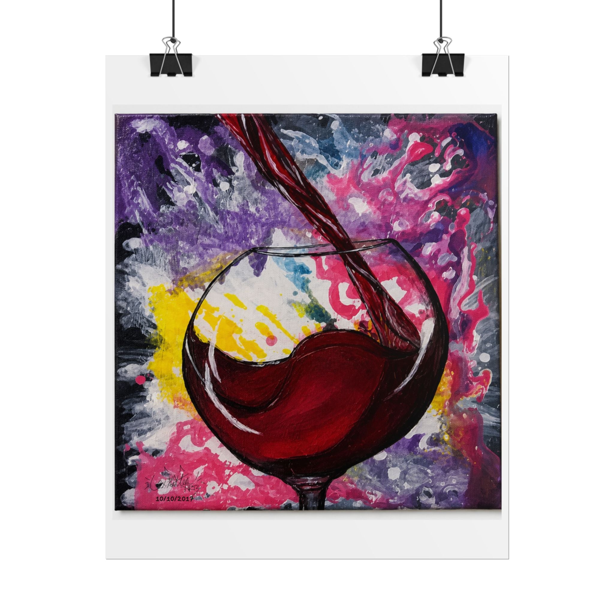 Pour Decisions | Original LexKittenArts Art Print