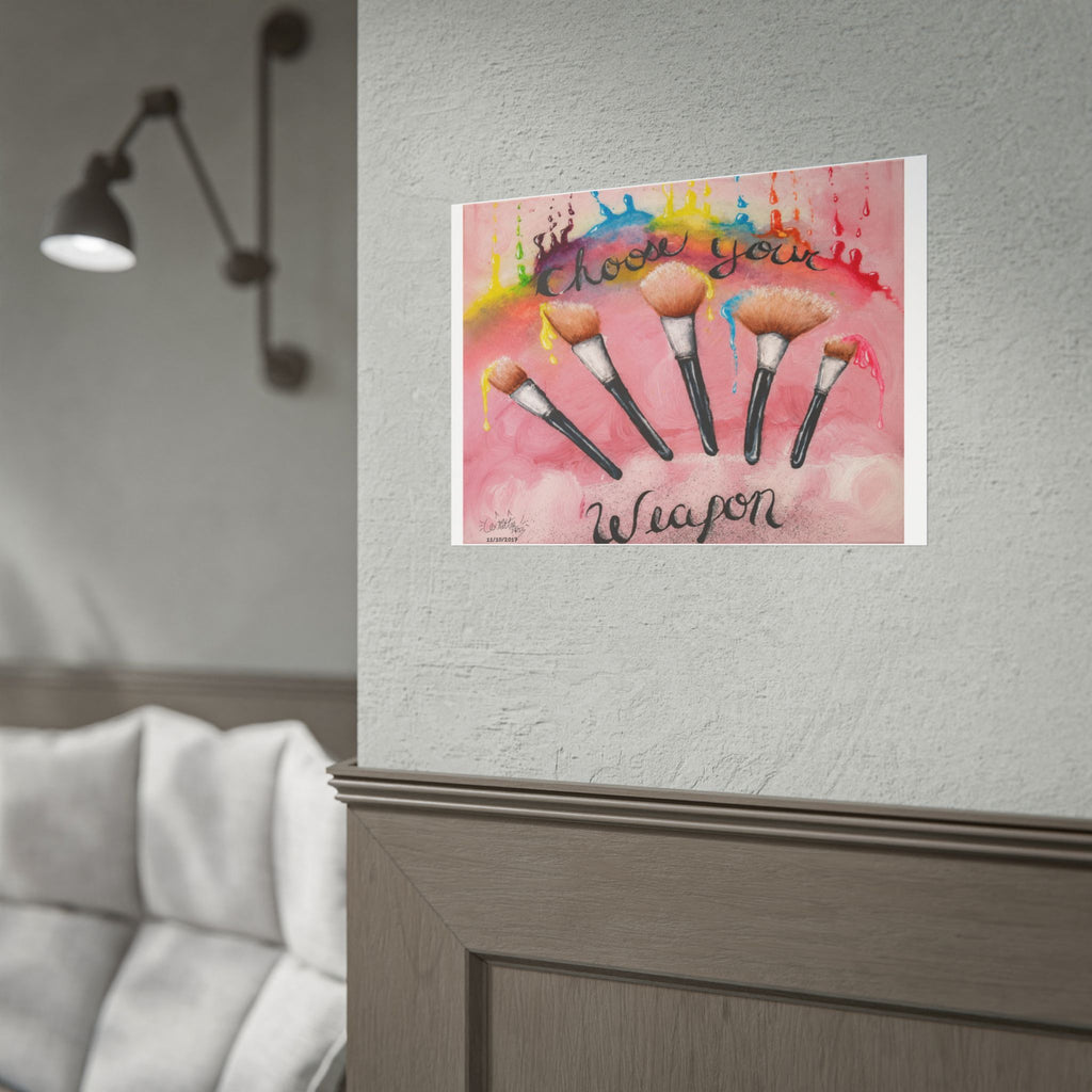 Choose Your Weapon | Original LexKittenArts Art Print