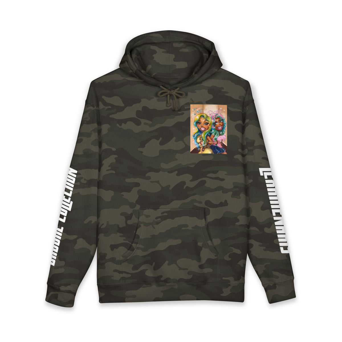Baddie Duo Art Hoodie | IvoriBabu & Diamond The Body