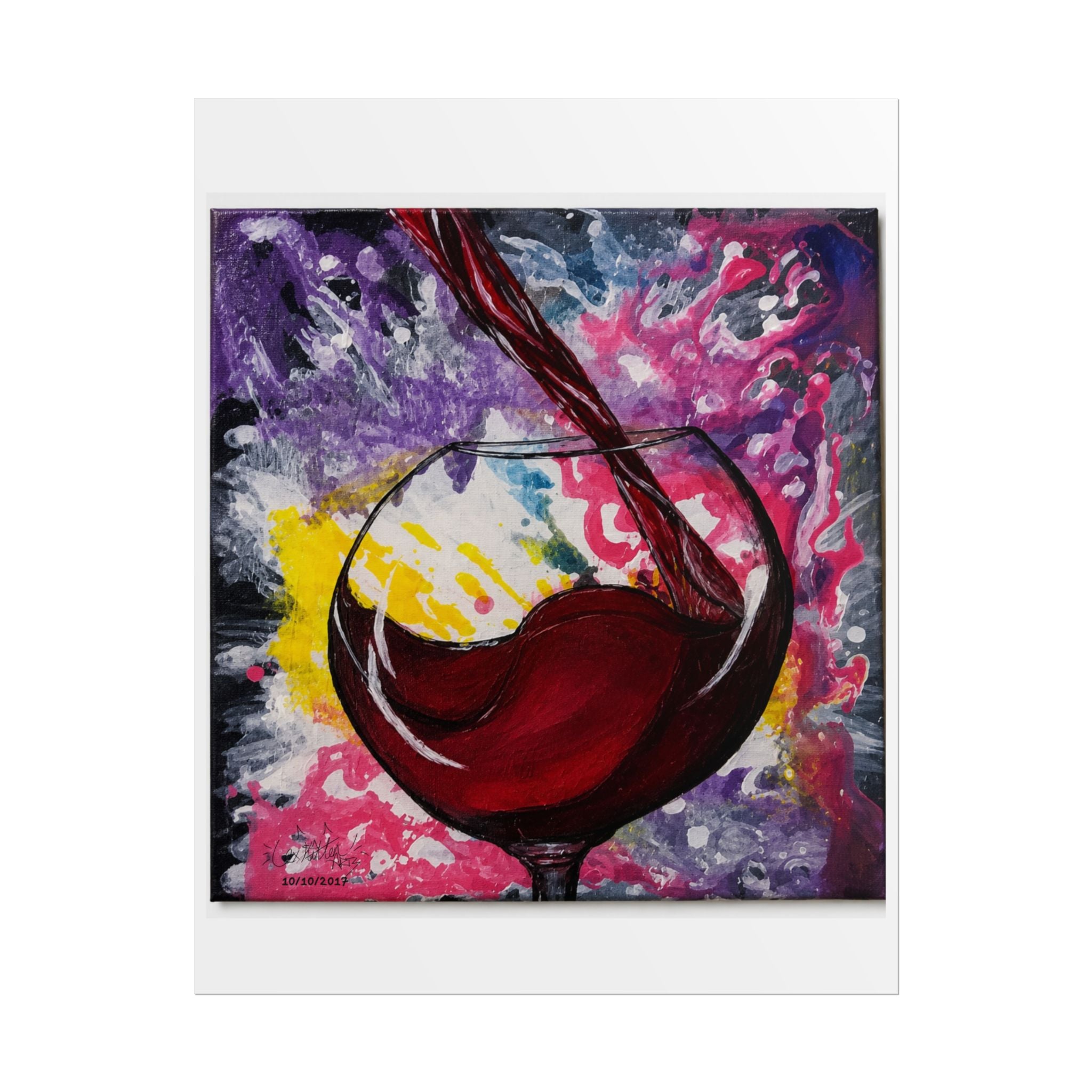 Pour Decisions | Original LexKittenArts Art Print