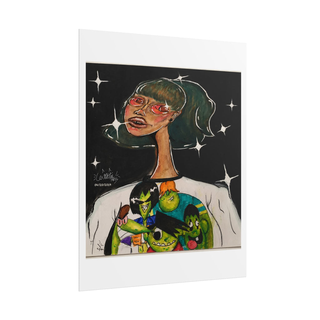 Blazed & Raised | Original LexKittenArts Art Print