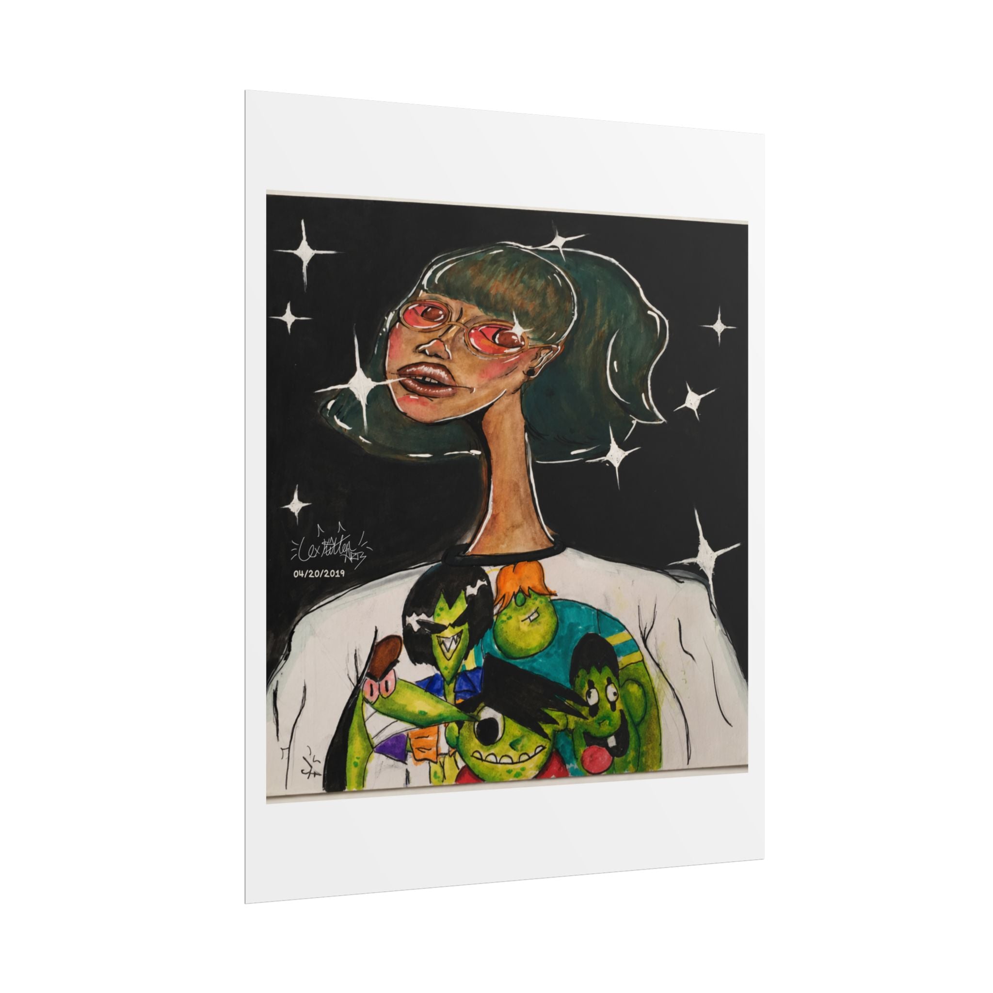 Blazed & Raised | Original LexKittenArts Art Print
