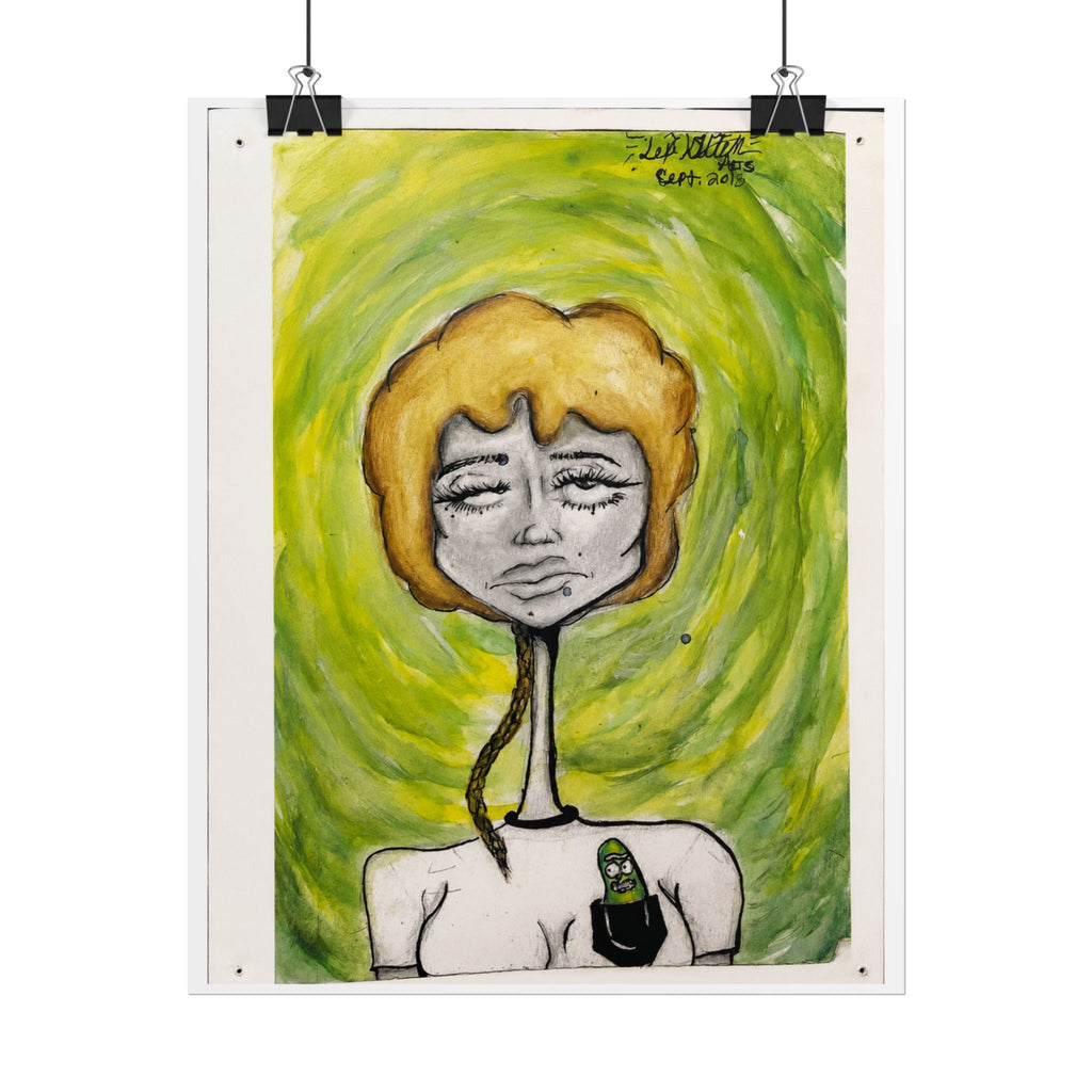 Pickle Portal | Original LexKittenArts Art Print