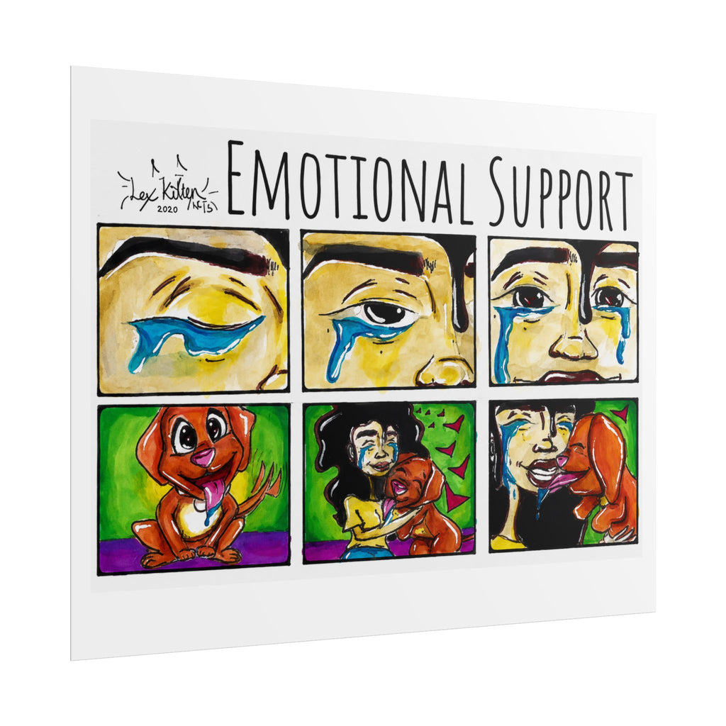 Emotional Support | Original LexKittenArts Art Print