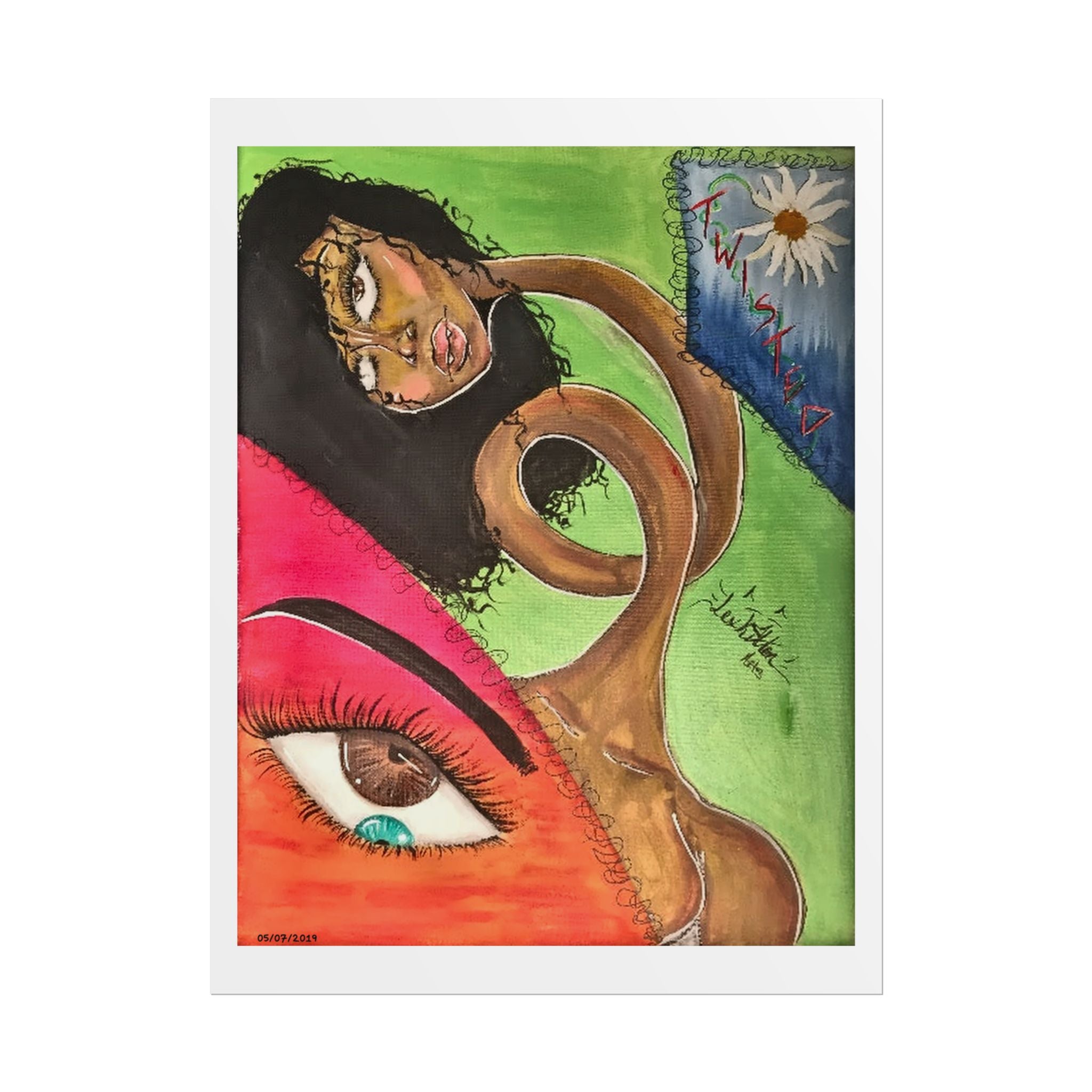 Twisted | Original LexKittenArts Art Print