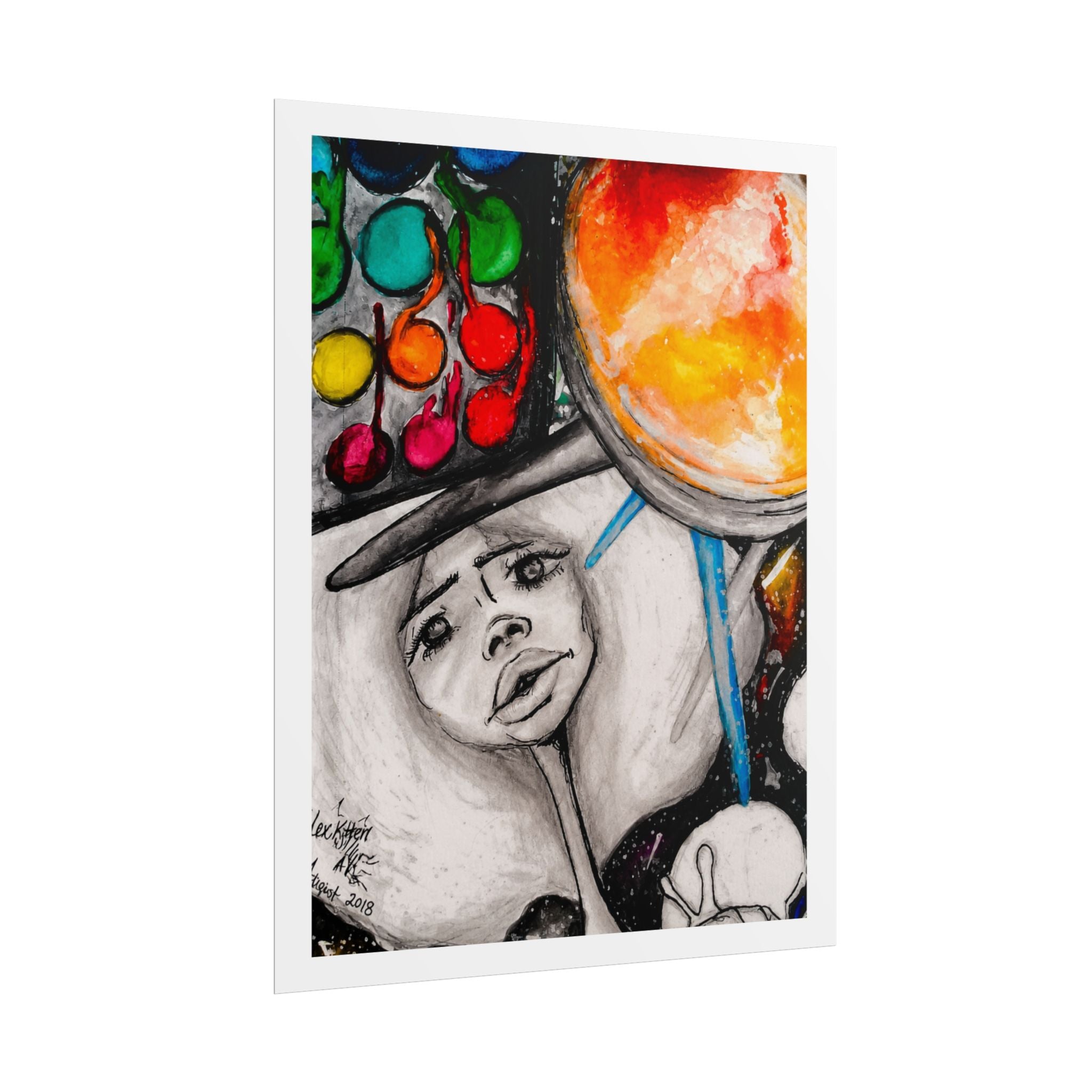 Creative Universe | Original LexKittenArts Art Print