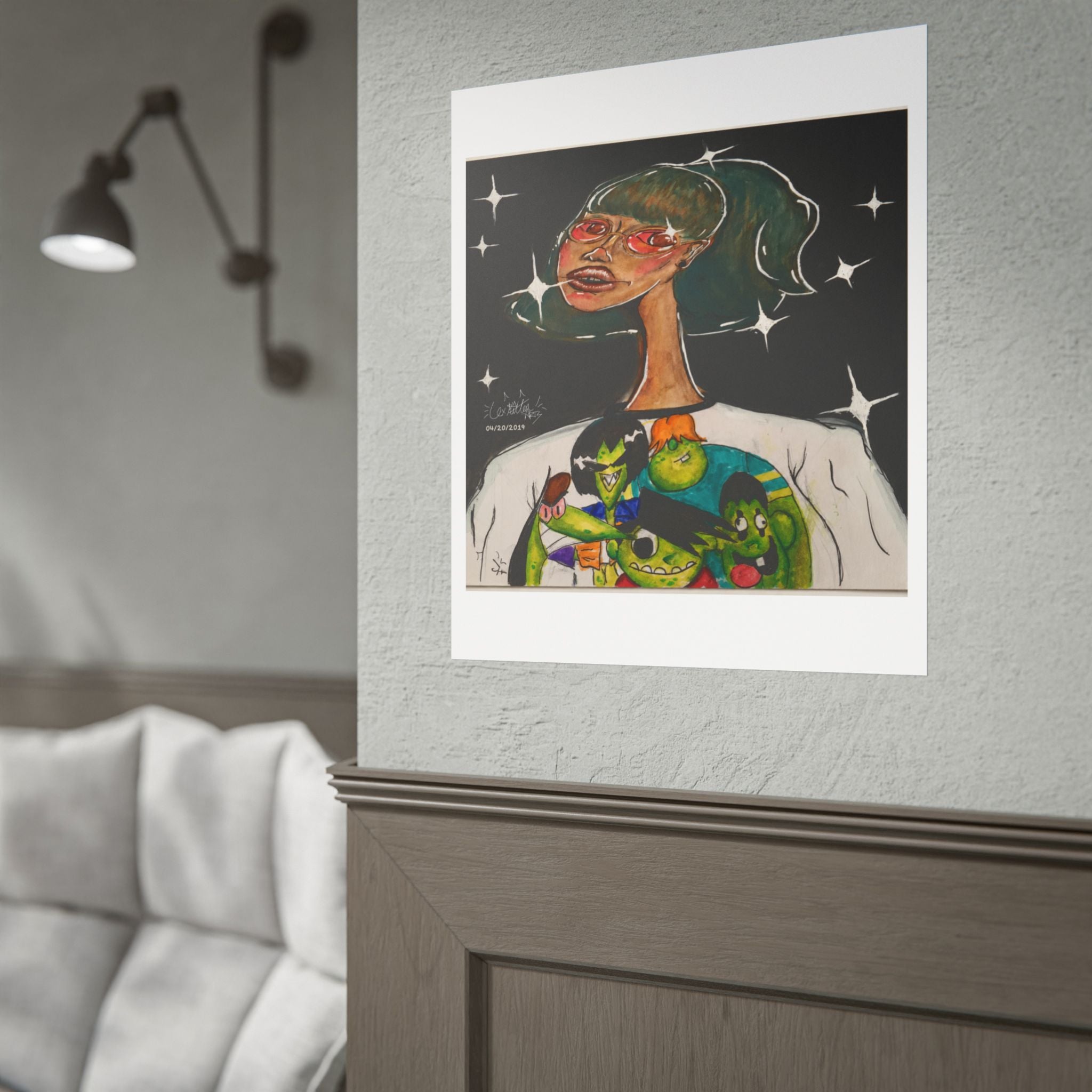 Blazed & Raised | Original LexKittenArts Art Print