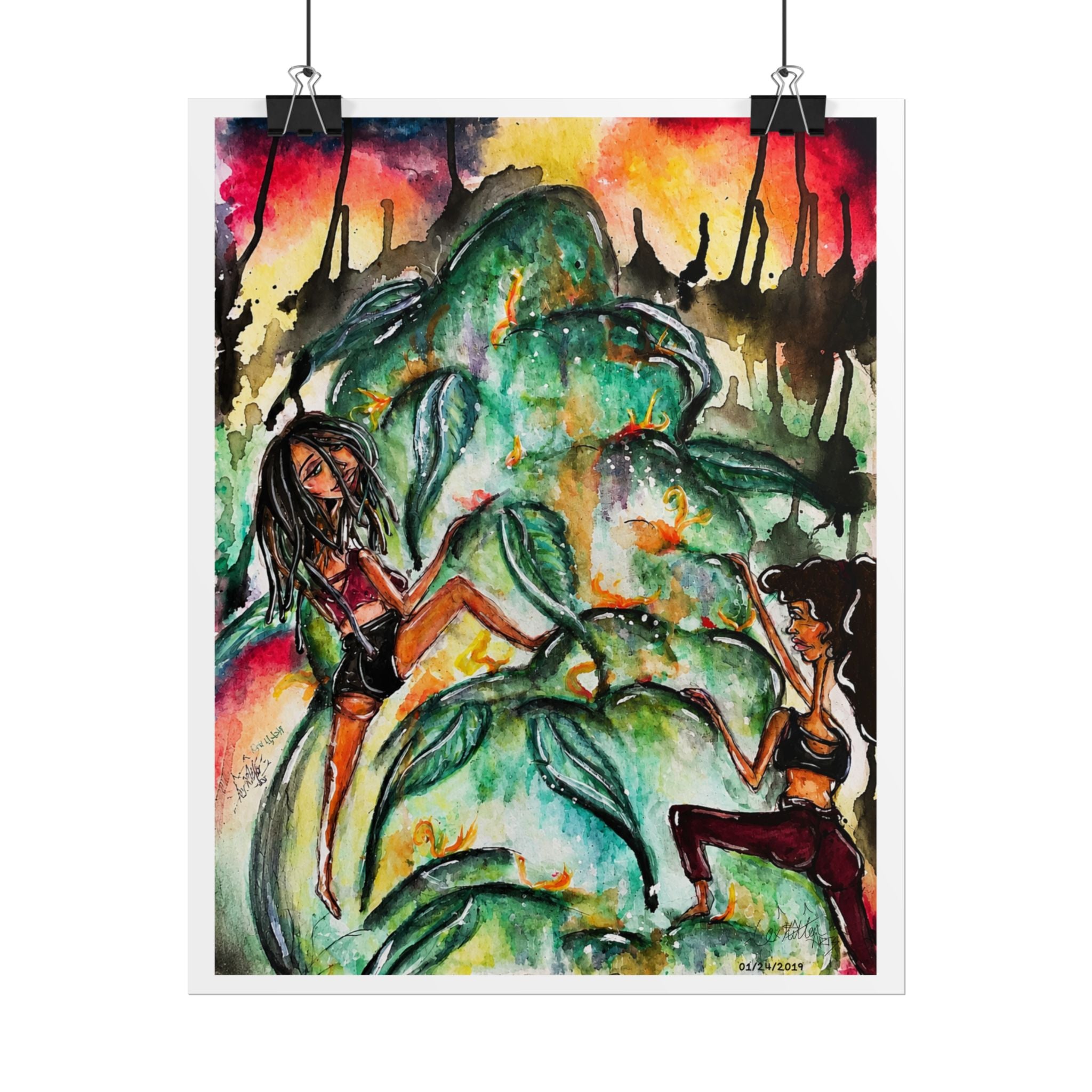 Higher Ground | Original LexKittenArts Art Print