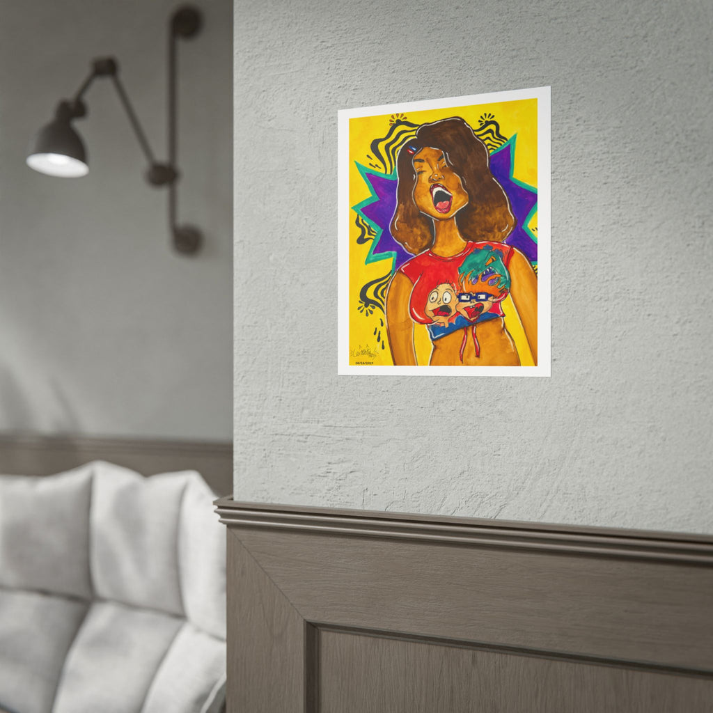 Loud & Proud | Original LexKittenArts Art Print - Part 2 of the Girlhood Chronicles Collection