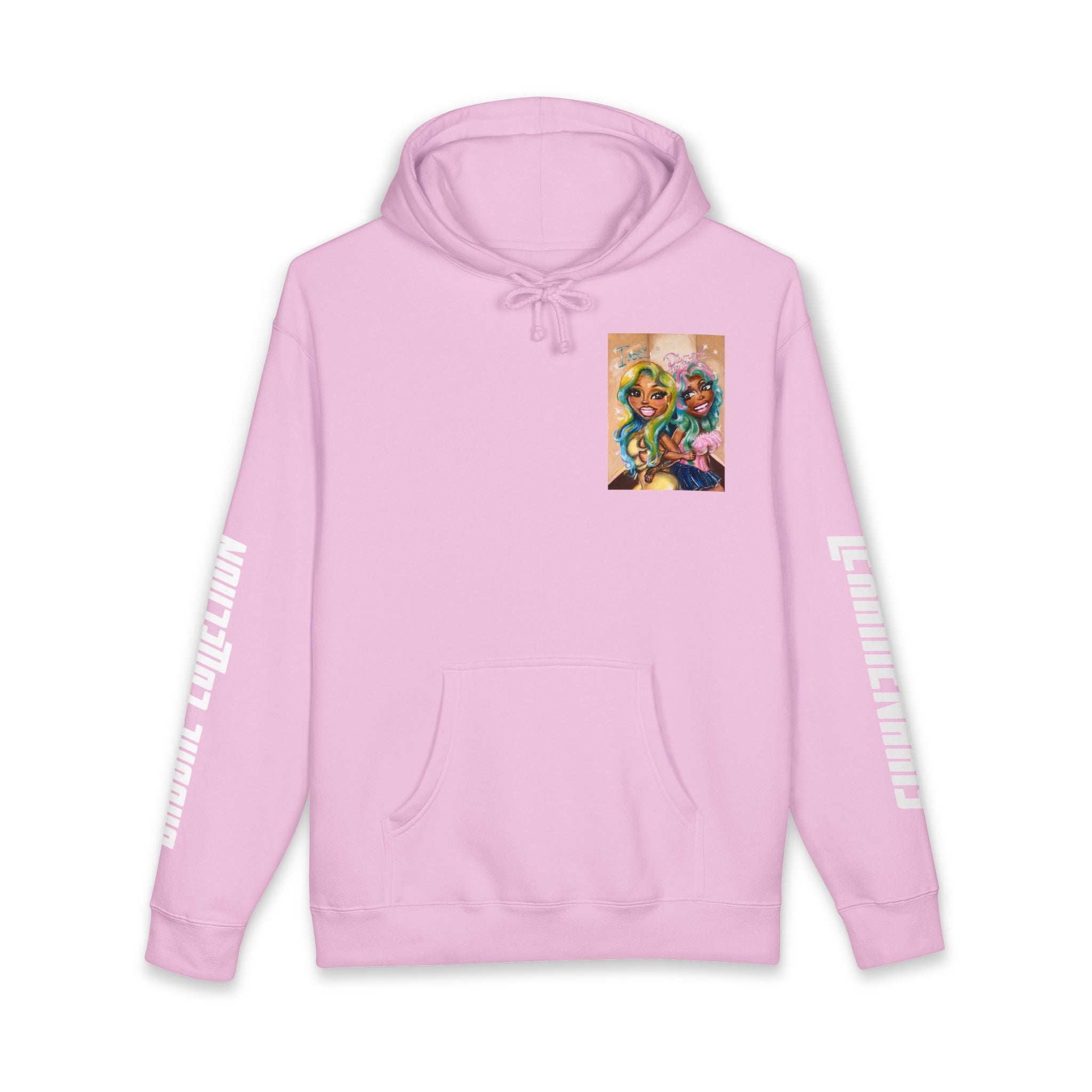 Baddie Duo Art Hoodie | IvoriBabu & Diamond The Body
