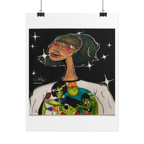 Blazed & Raised | Original LexKittenArts Art Print
