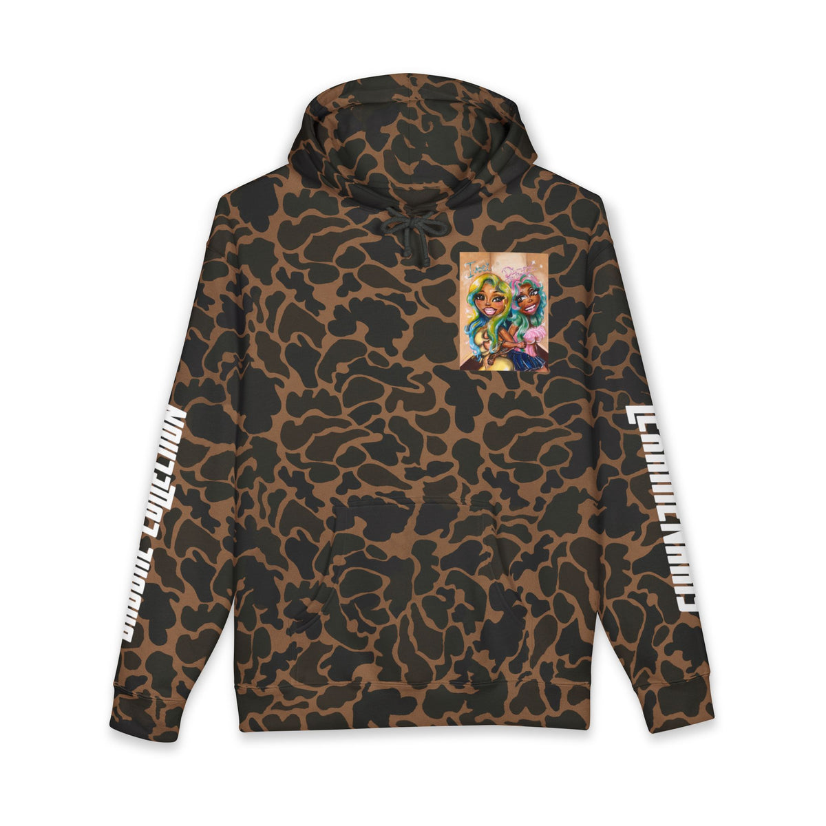 Baddie Duo Art Hoodie | IvoriBabu & Diamond The Body