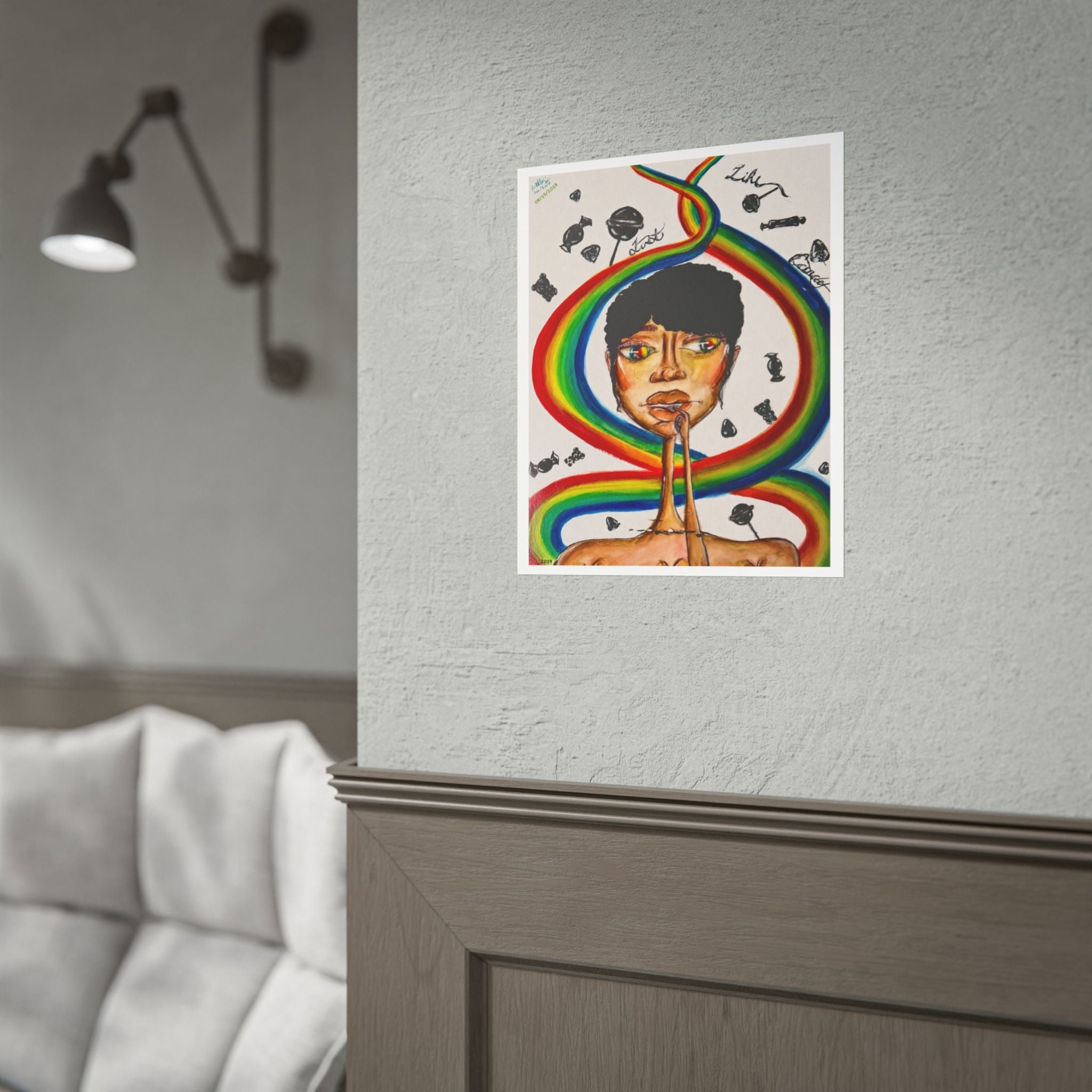Just Like Candy | Original LexKittenArts Art Print