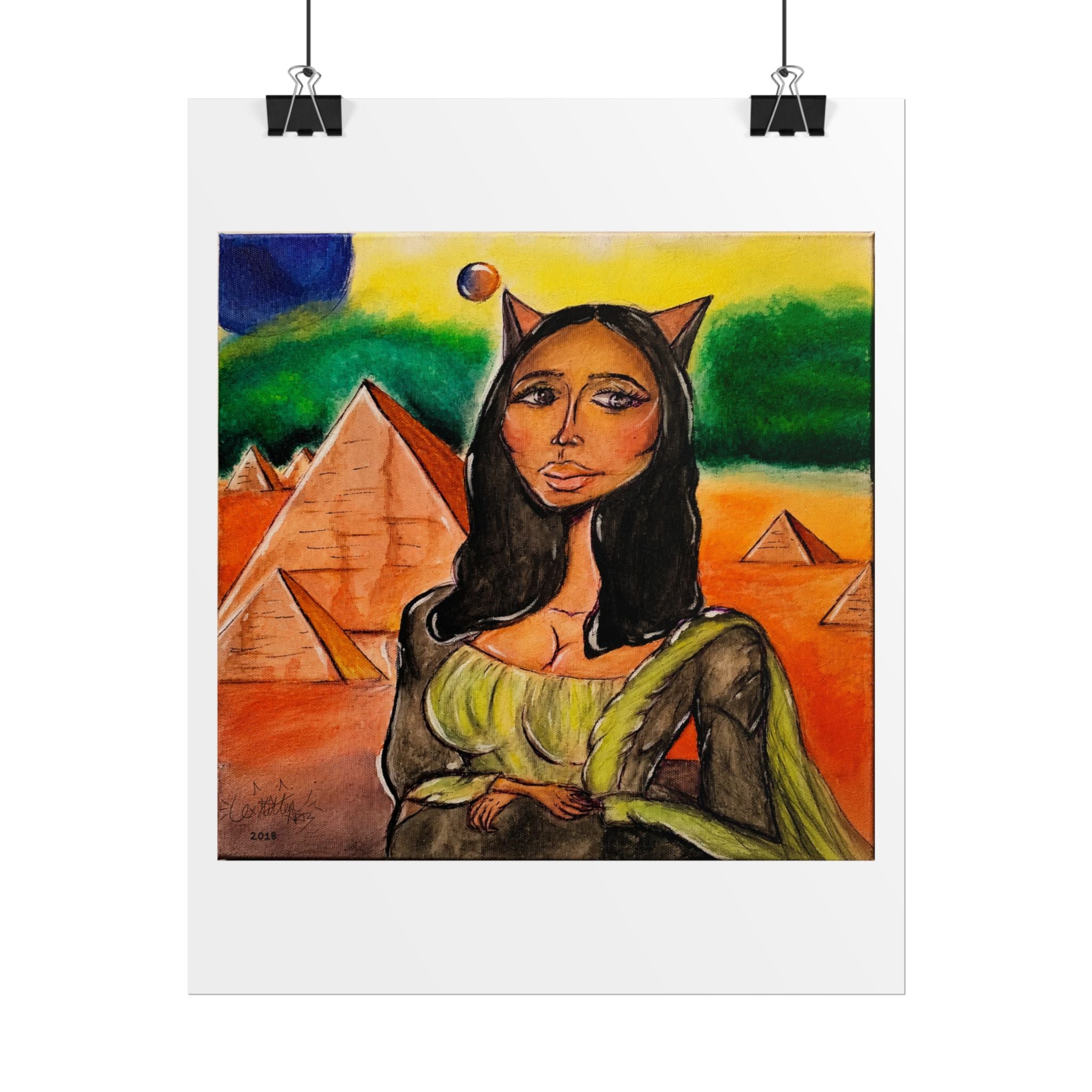 Cleocatra | Original LexKittenArts Art Print
