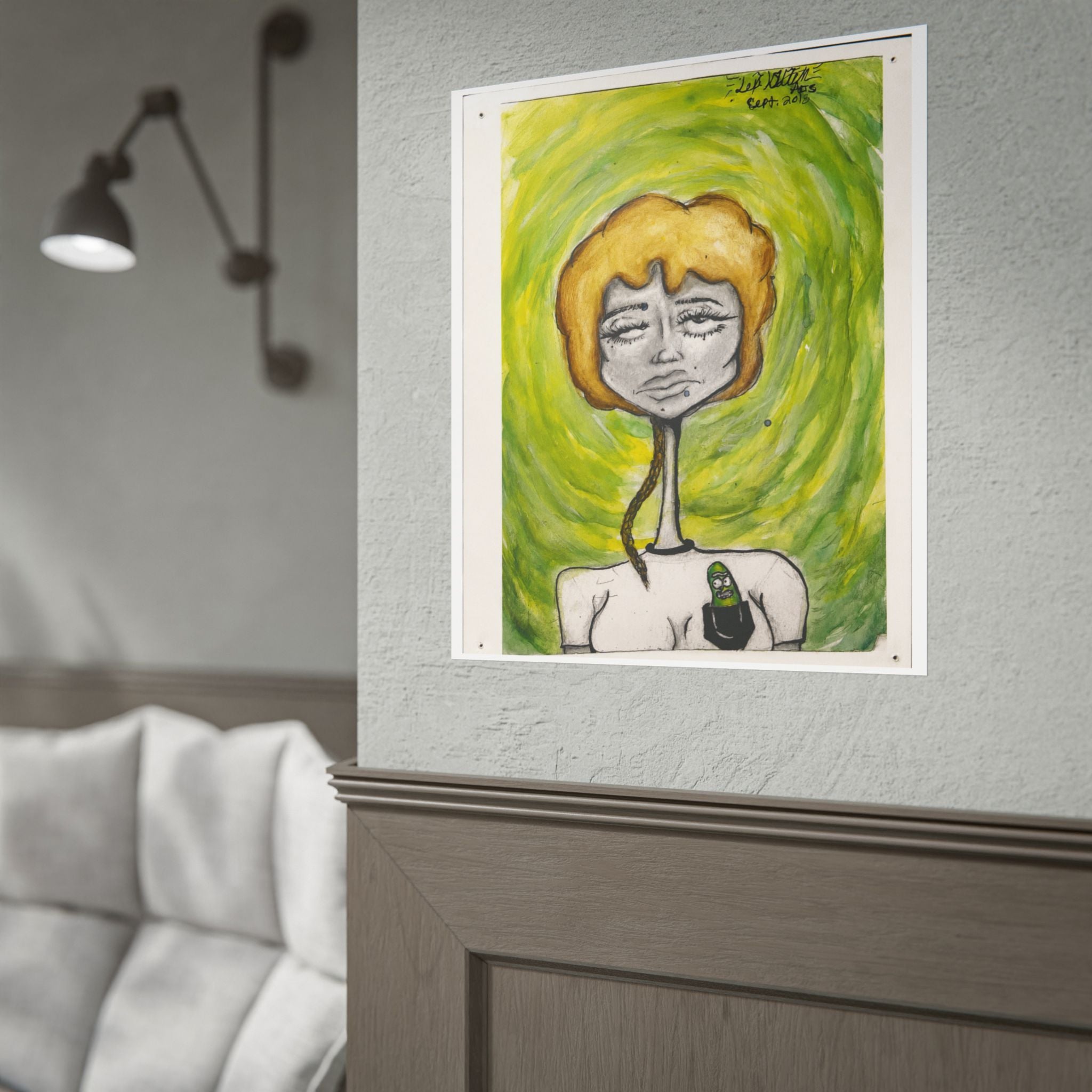 Pickle Portal | Original LexKittenArts Art Print