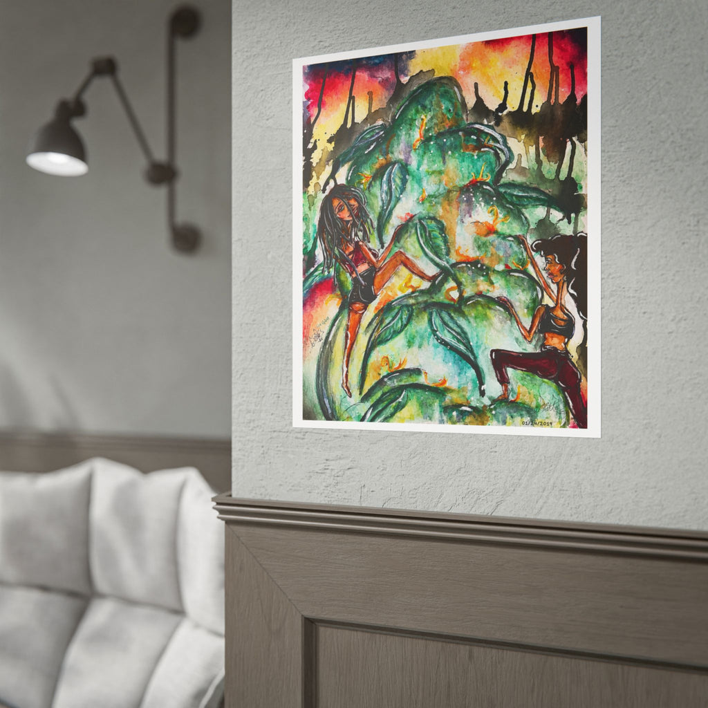 Higher Ground | Original LexKittenArts Art Print