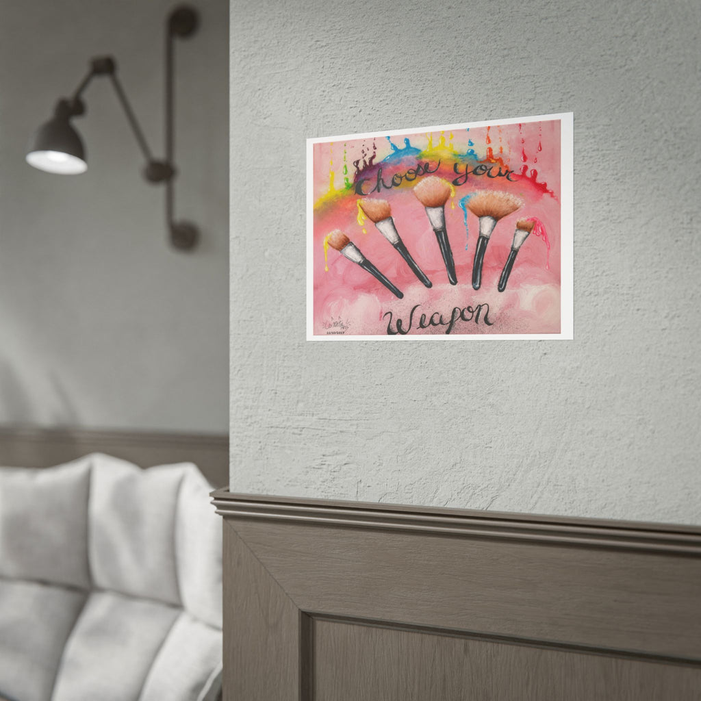 Choose Your Weapon | Original LexKittenArts Art Print