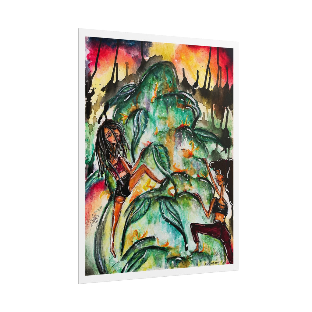 Higher Ground | Original LexKittenArts Art Print