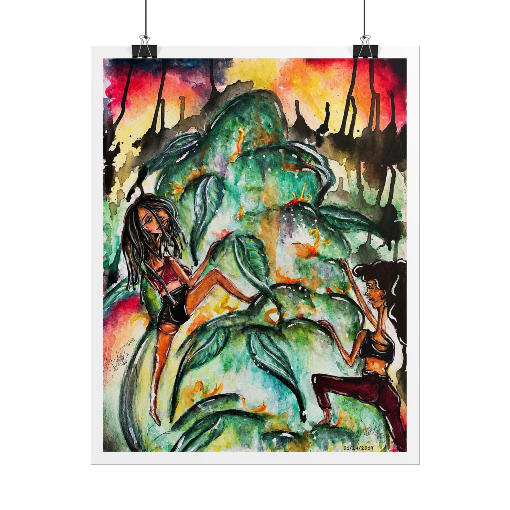 Higher Ground | Original LexKittenArts Art Print