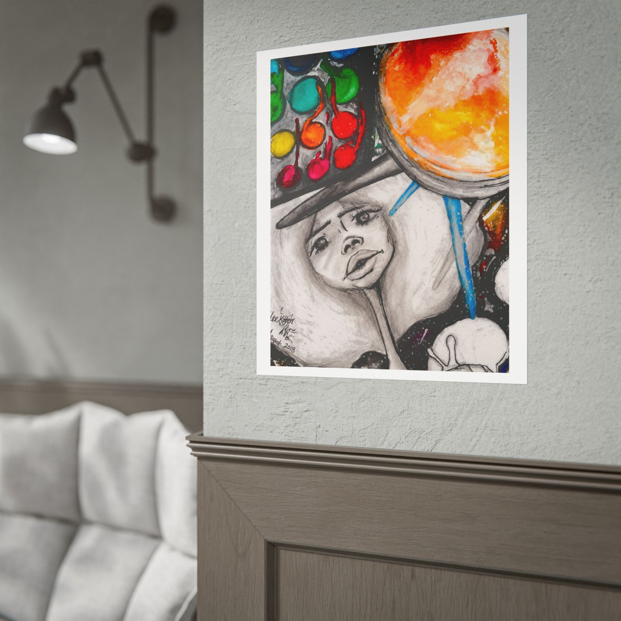 Creative Universe | Original LexKittenArts Art Print
