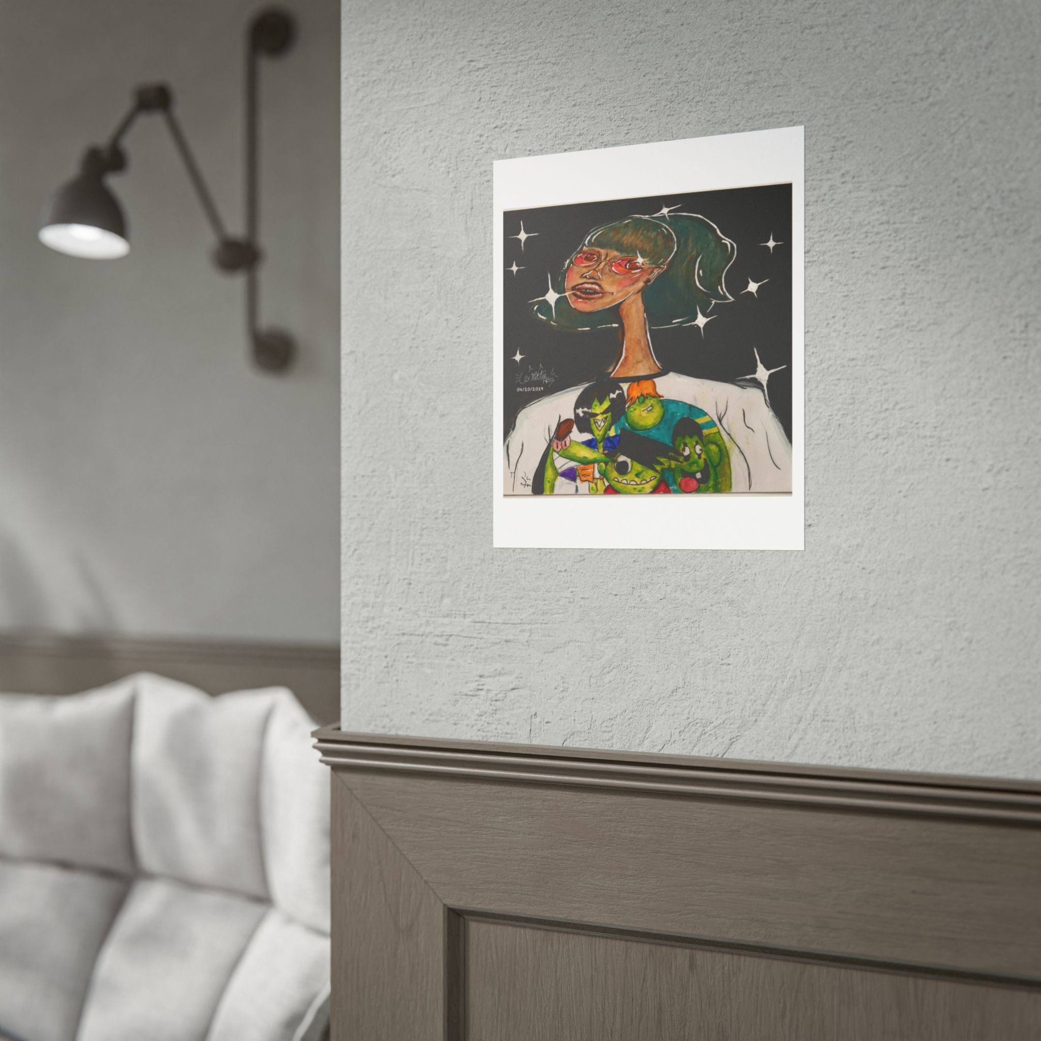 Blazed & Raised | Original LexKittenArts Art Print