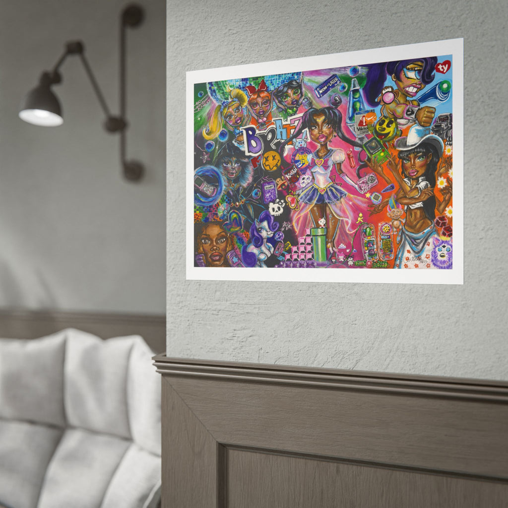 Remember When Magic Was Normal? | Fine Art Print by LexKittenArts