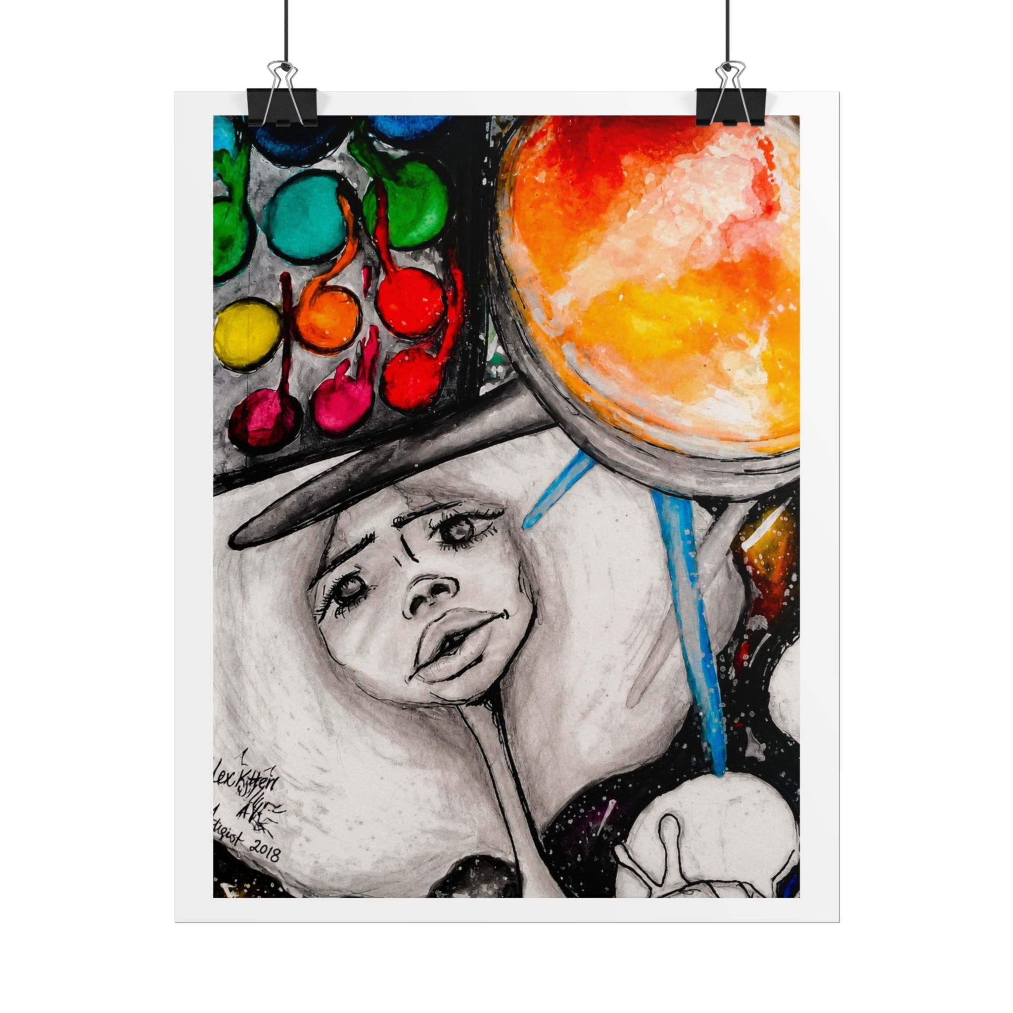 Creative Universe | Original LexKittenArts Art Print