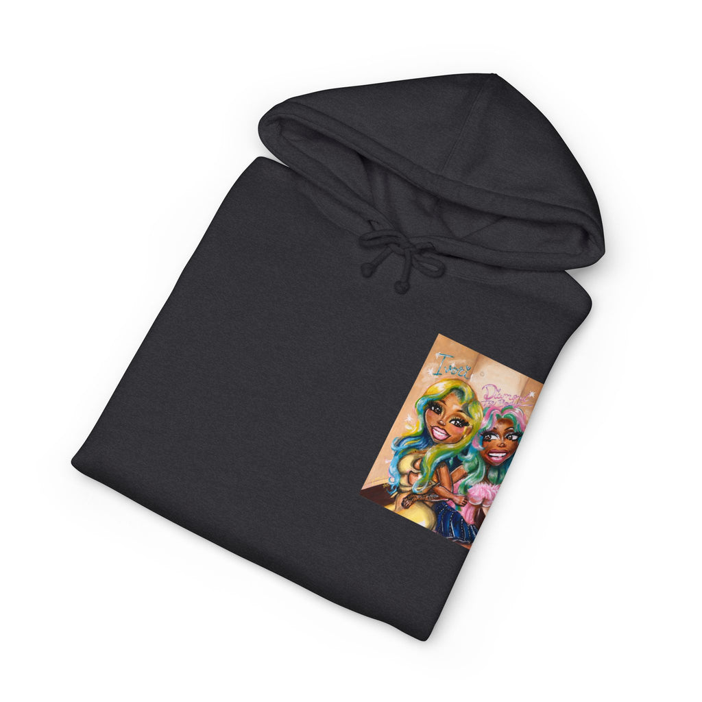 Baddie Duo Art Hoodie | IvoriBabu & Diamond The Body