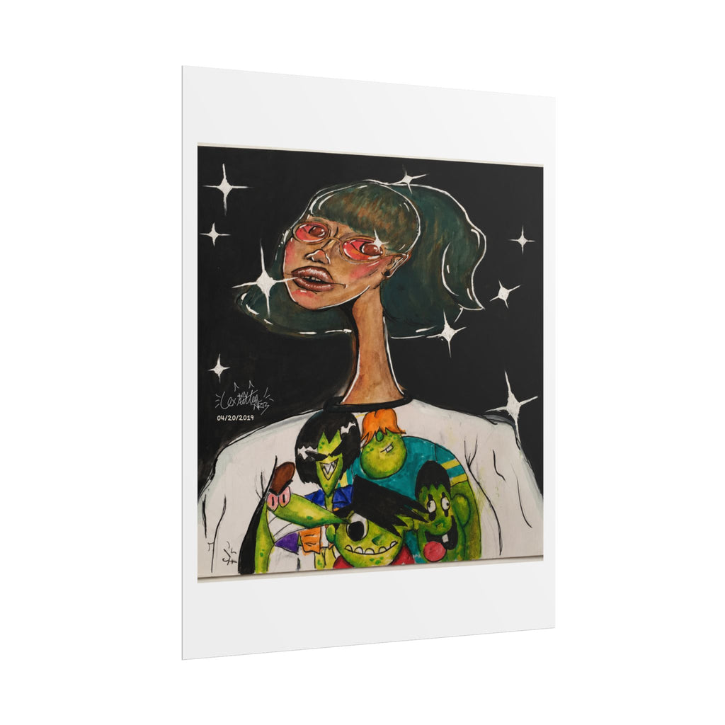 Blazed & Raised | Original LexKittenArts Art Print