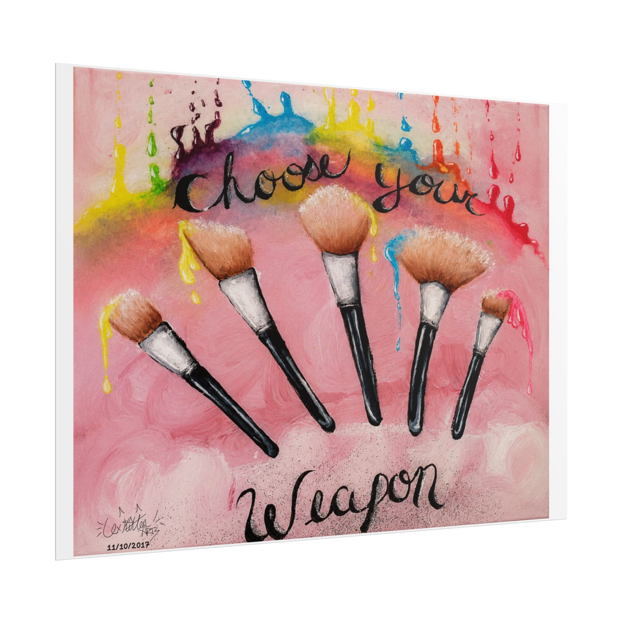 Choose Your Weapon | Original LexKittenArts Art Print